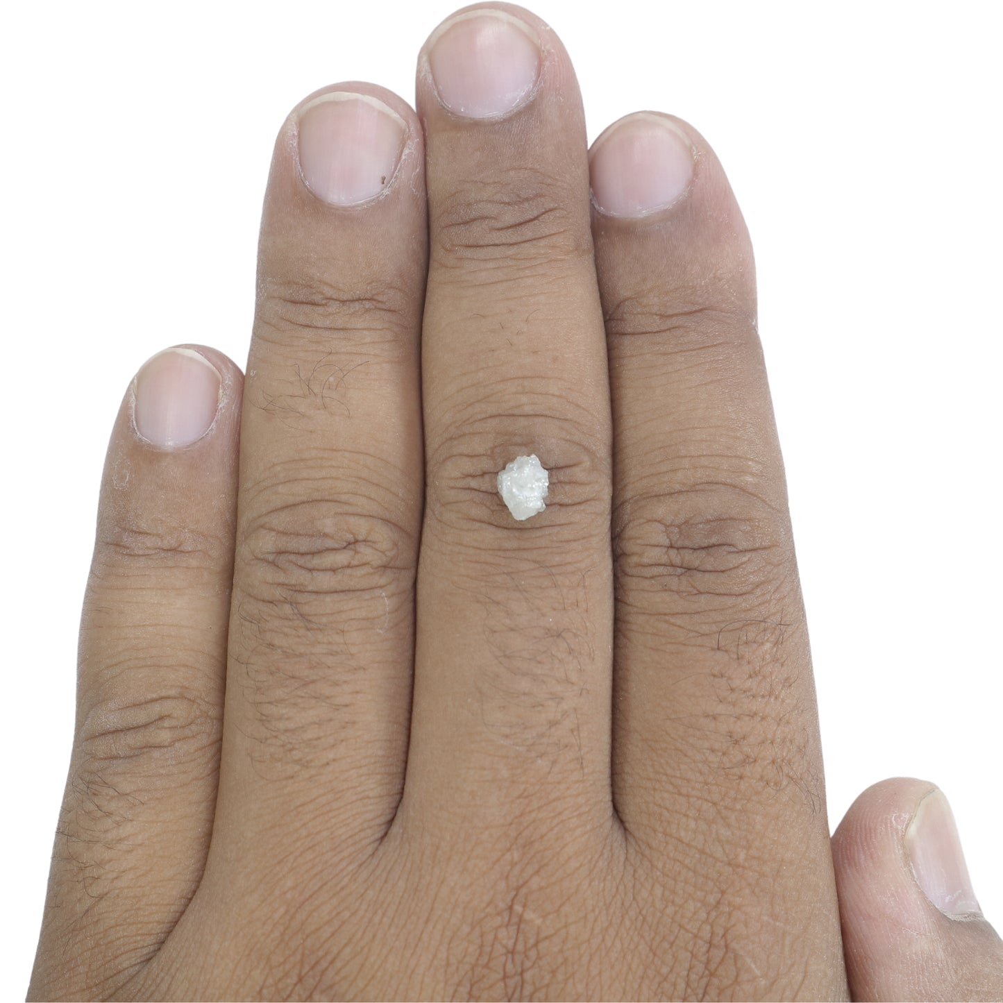 1.07 CT Natural Snow White Rough Uncut Diamond For Wedding Ring | Engagement Ring - JayKrishna Diamond