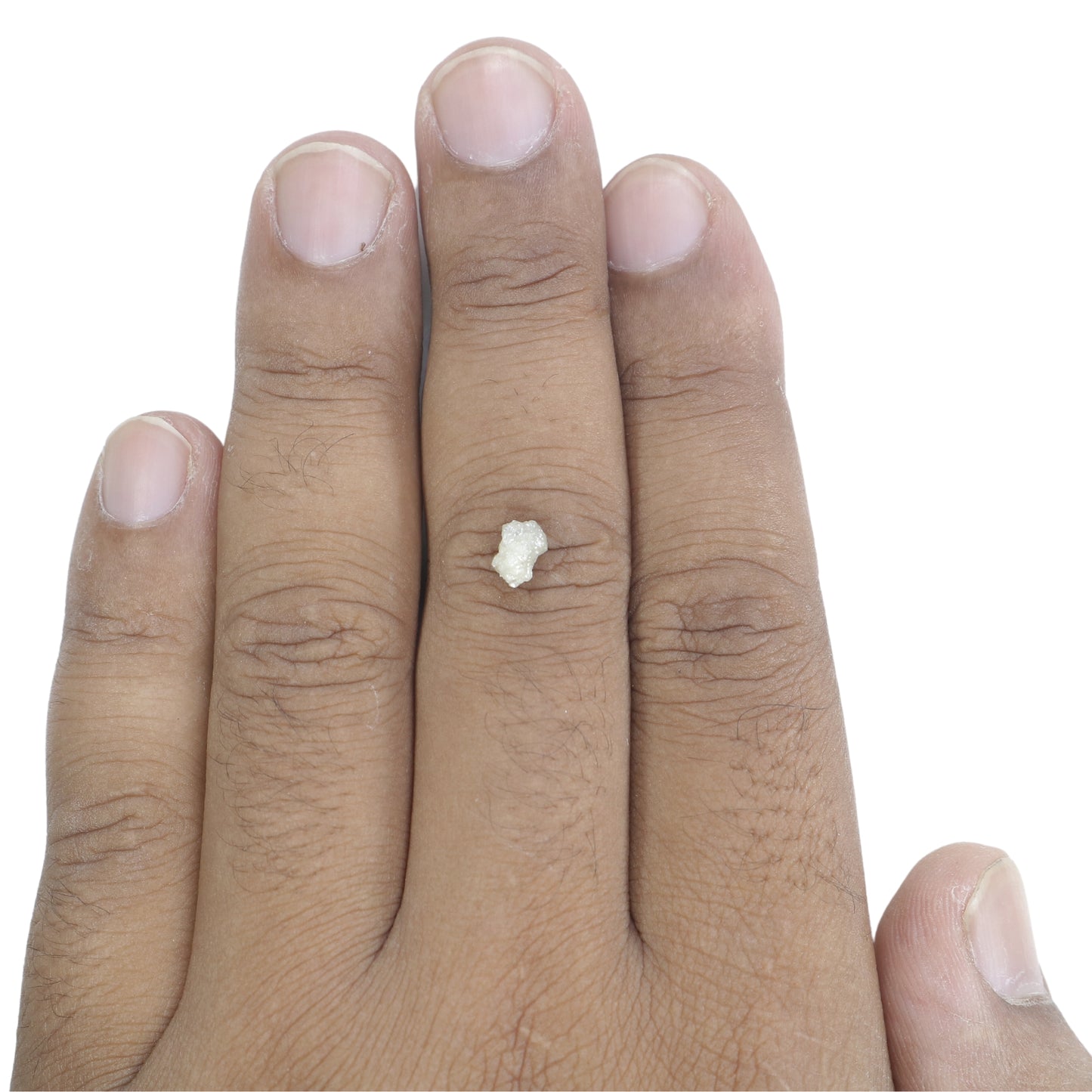 1.02 CT Snow White Rough Uncut Diamond For Wedding Ring | Engagement Ring | Gift For Girl Friend - JayKrishna Diamond