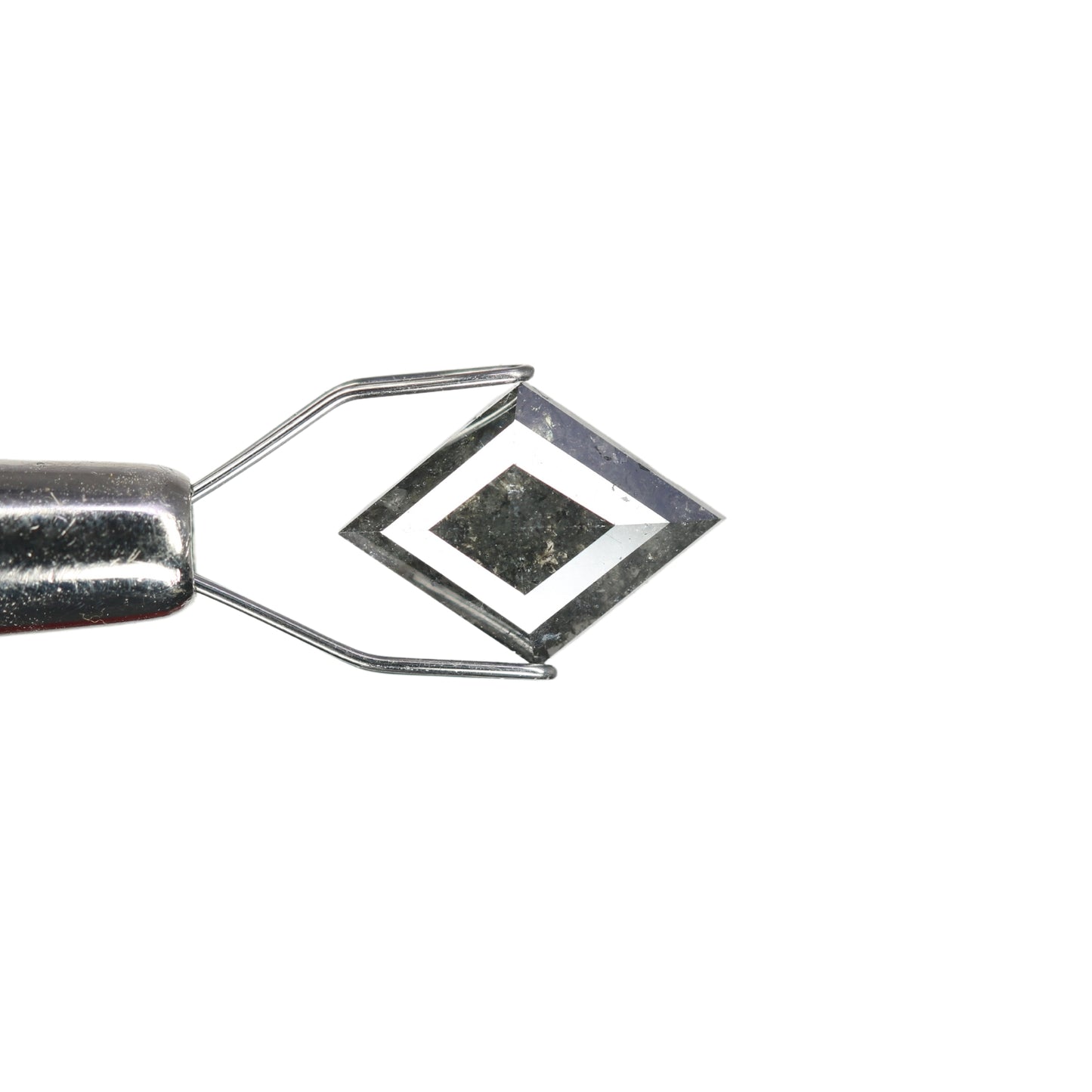 1.25 CT Kite Salt And Pepper Diamond For Engagement Ring | Gift For Girl Friend - JayKrishna Diamond
