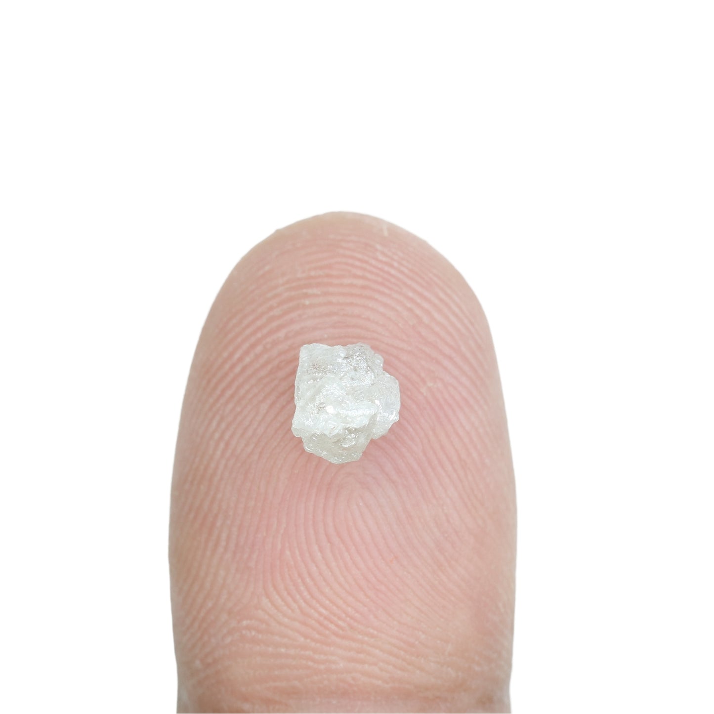 1.43 CT Snow White Rough Uncut Diamond For Engagement Ring | Wedding Ring | Gift For Her - JayKrishna Diamond
