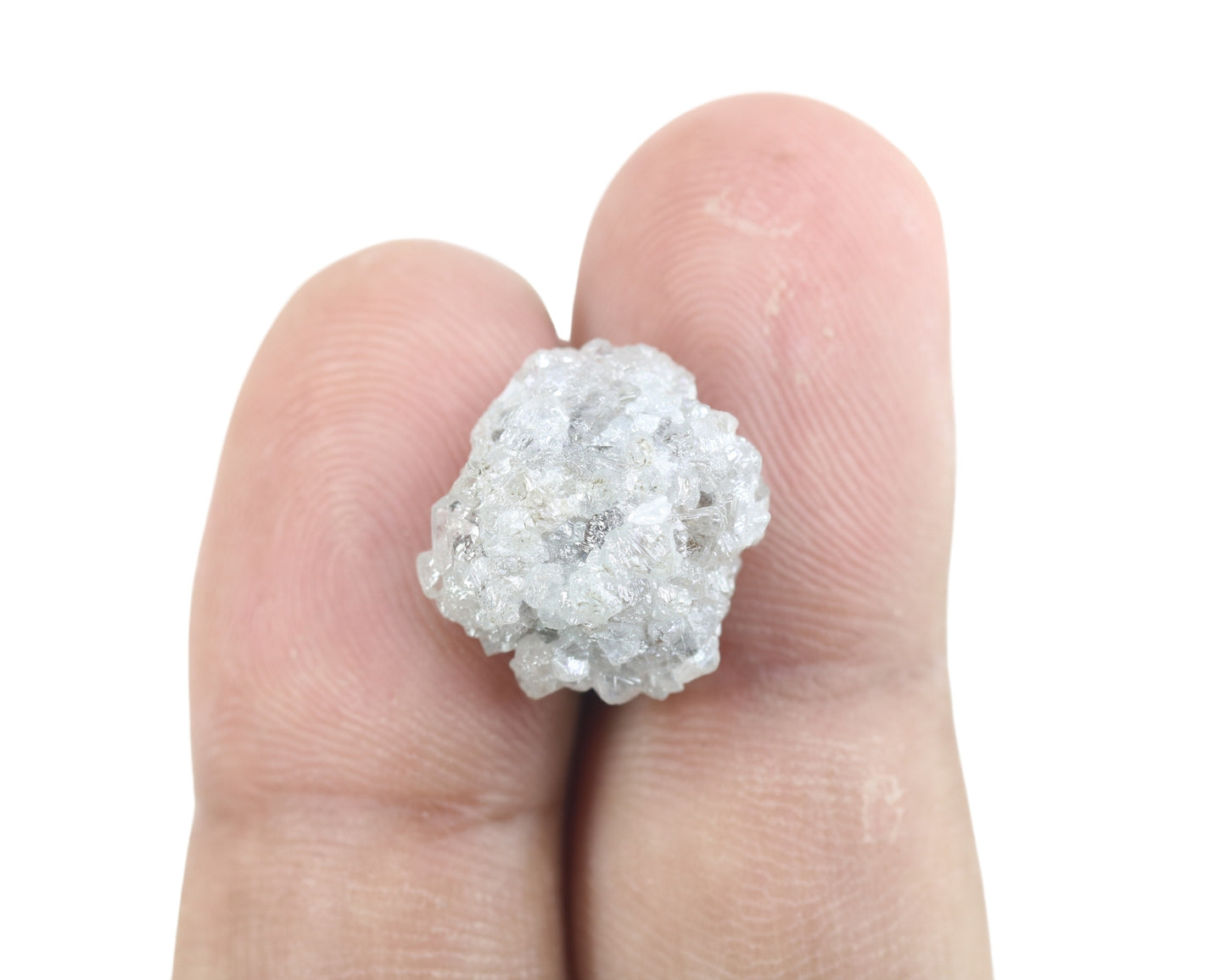 15.08 CT Rough Uncut White Grey Diamond For Engagement Ring | Wedding Ring | Gift For Wife | Gift For Girl Friend - JayKrishna Diamond