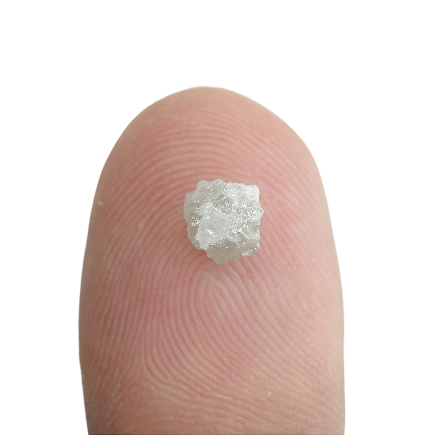 1.26 CT Rough Uncut Snow White Diamond For Wedding Ring | Engagement Ring | Gift For Her - JayKrishna Diamond