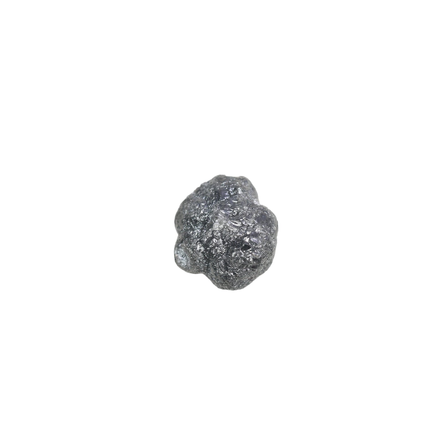 5.27 CT Black Grey Rough Uncut Diamond For Engagement Ring - JayKrishna Diamond