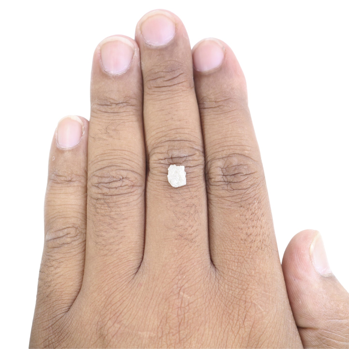 1.21 CT Snow White Natural Rough Uncut Diamond For Pendant | Diamond Ring | Gift For Girl Friend | Gift For Wife - JayKrishna Diamond