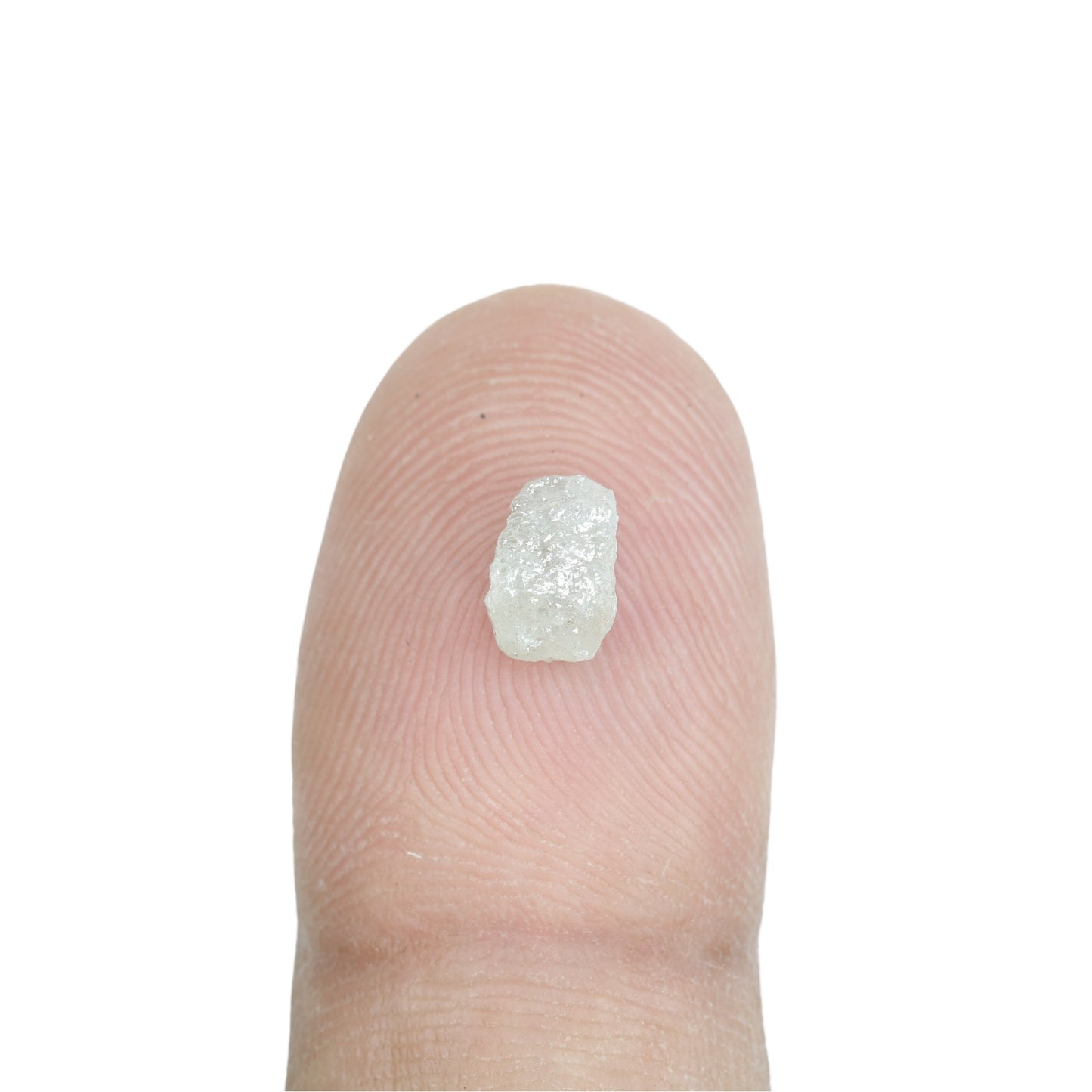 1.32 CT Snow White Natural Rough Uncut Diamond For Engagement Ring | Wedding Ring - JayKrishna Diamond