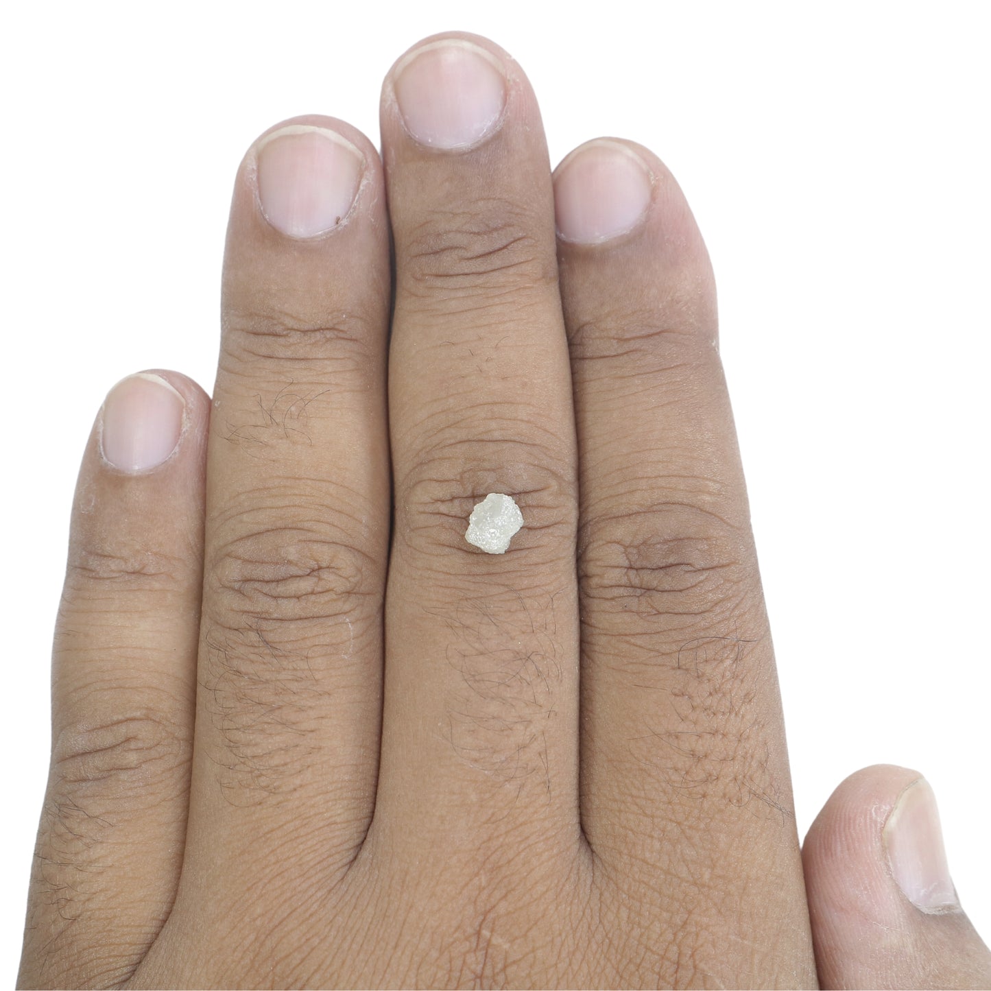 1.15 CT Fancy Snow White Natural Rough Uncut Diamond For Wedding Jewelry | Gift For Daughter | Gift For Girl Friend - JayKrishna Diamond