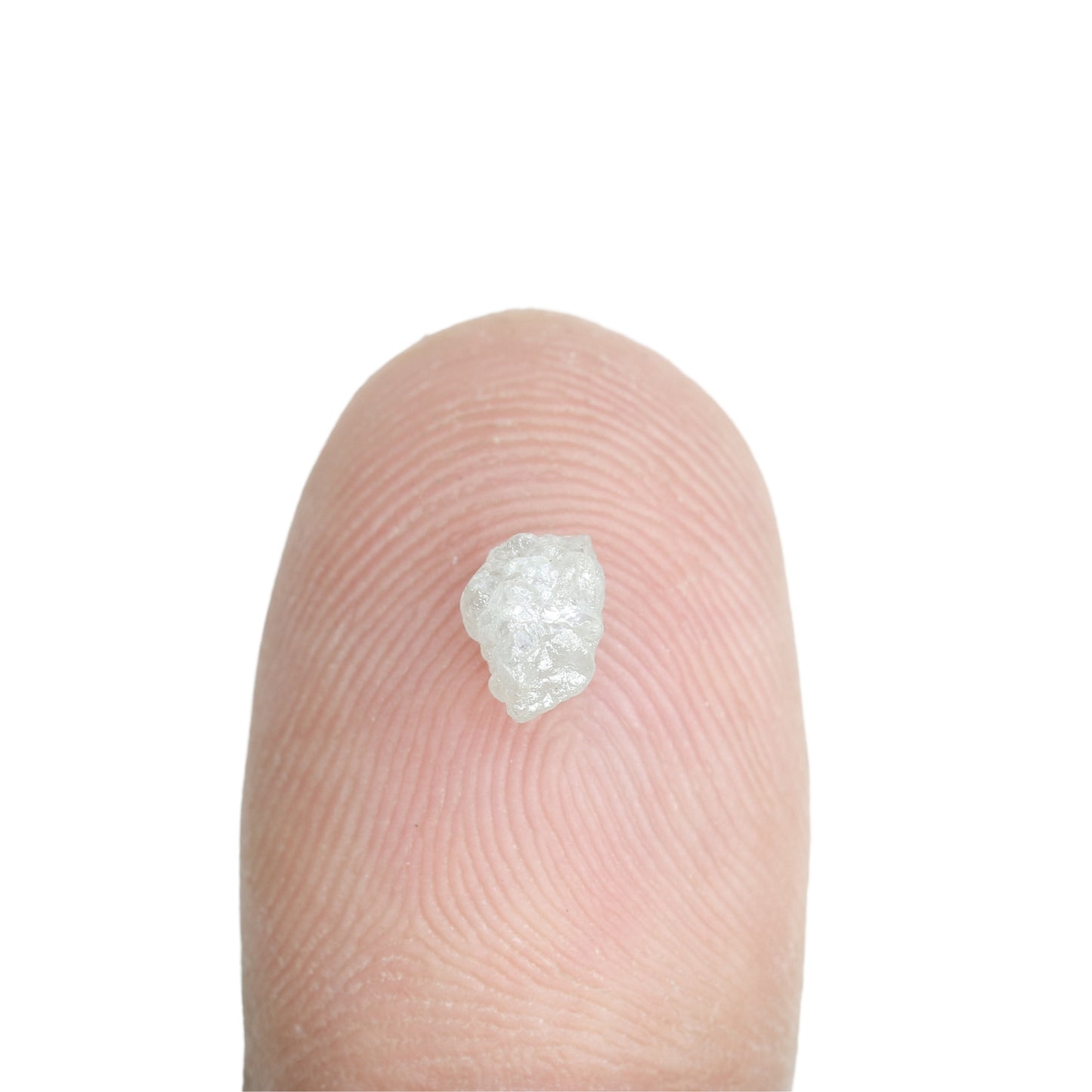 0.96 CT Rough Uncut Snow White Diamond For Wedding Ring | Engagement Ring - JayKrishna Diamond