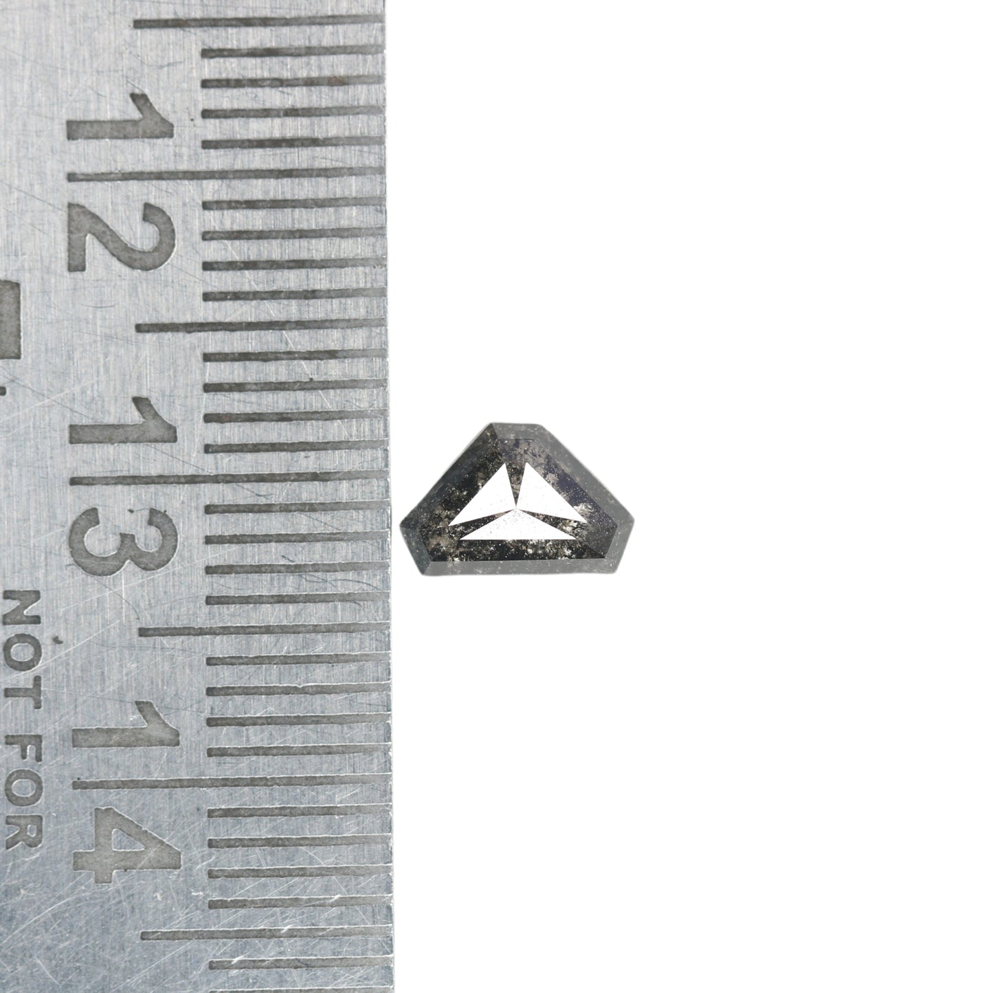 0.82 CT Geometric Shape Salt And Pepper Diamond For Statement Jewelry | Diamond Pendant - JayKrishna Diamond