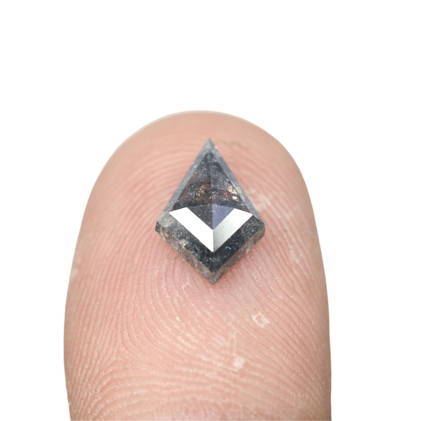 1.32 CT Kite Shape Fancy Salt And Pepper Diamond For Engagement Ring | Gift For Girl Friend | Customized Ring Making - JayKrishna Diamond
