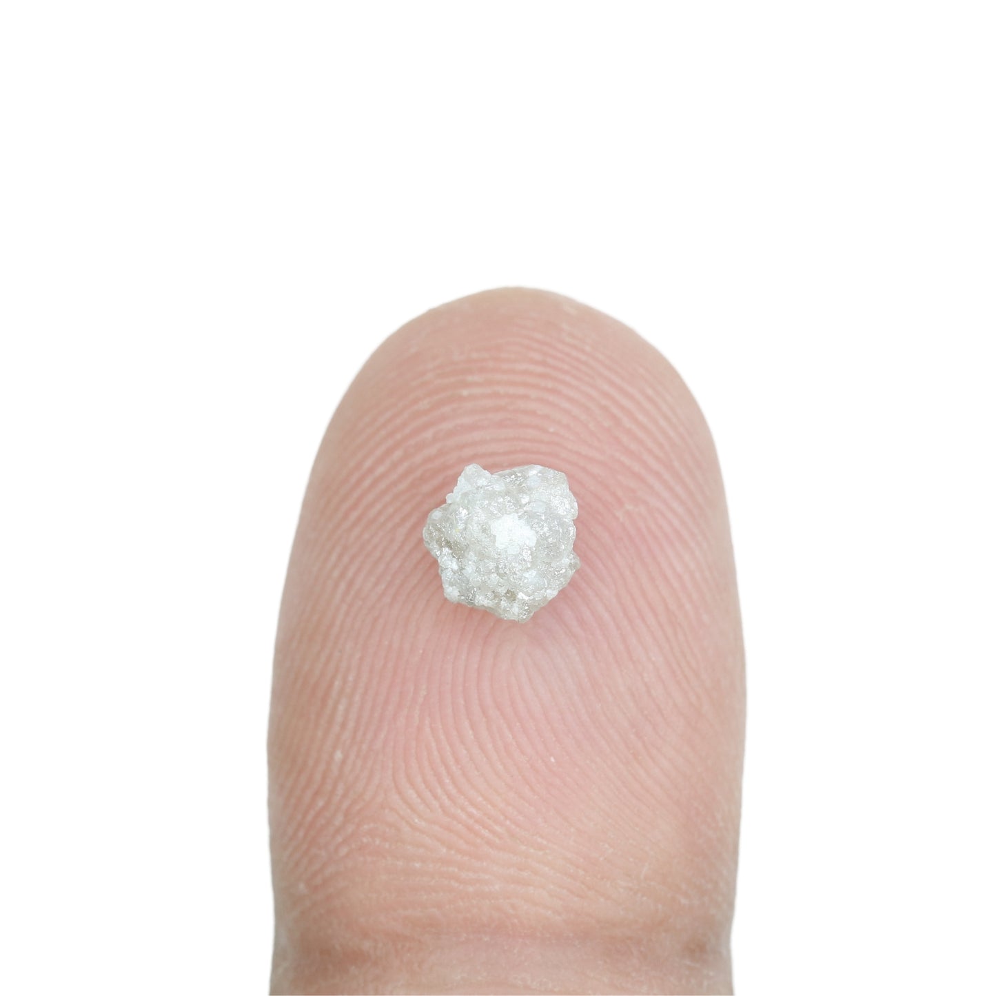 1.12 CT Natural Rough Snow White Diamond For Engagement Ring | Gift For Girl Friend | Gift For Wife - JayKrishna Diamond