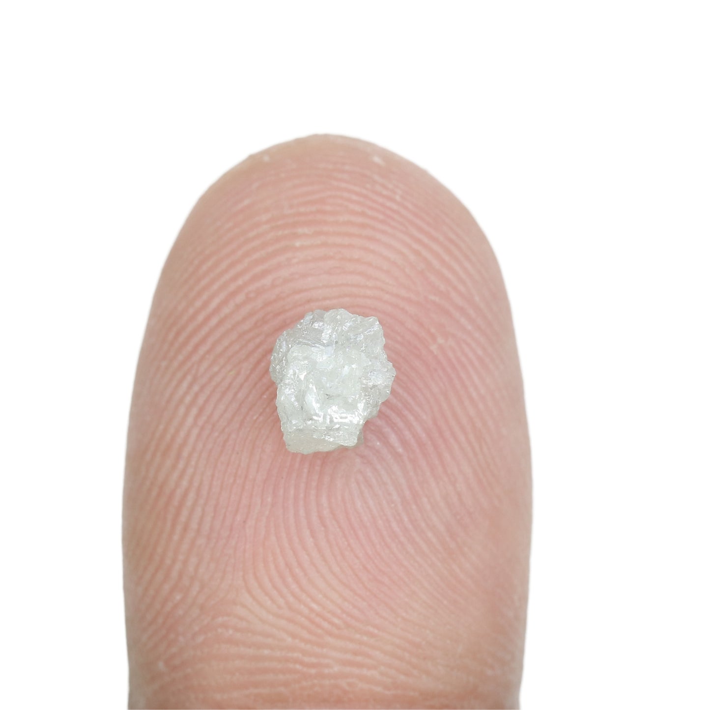 1.07 CT Natural Snow White Rough Uncut Diamond For Wedding Ring | Engagement Ring - JayKrishna Diamond