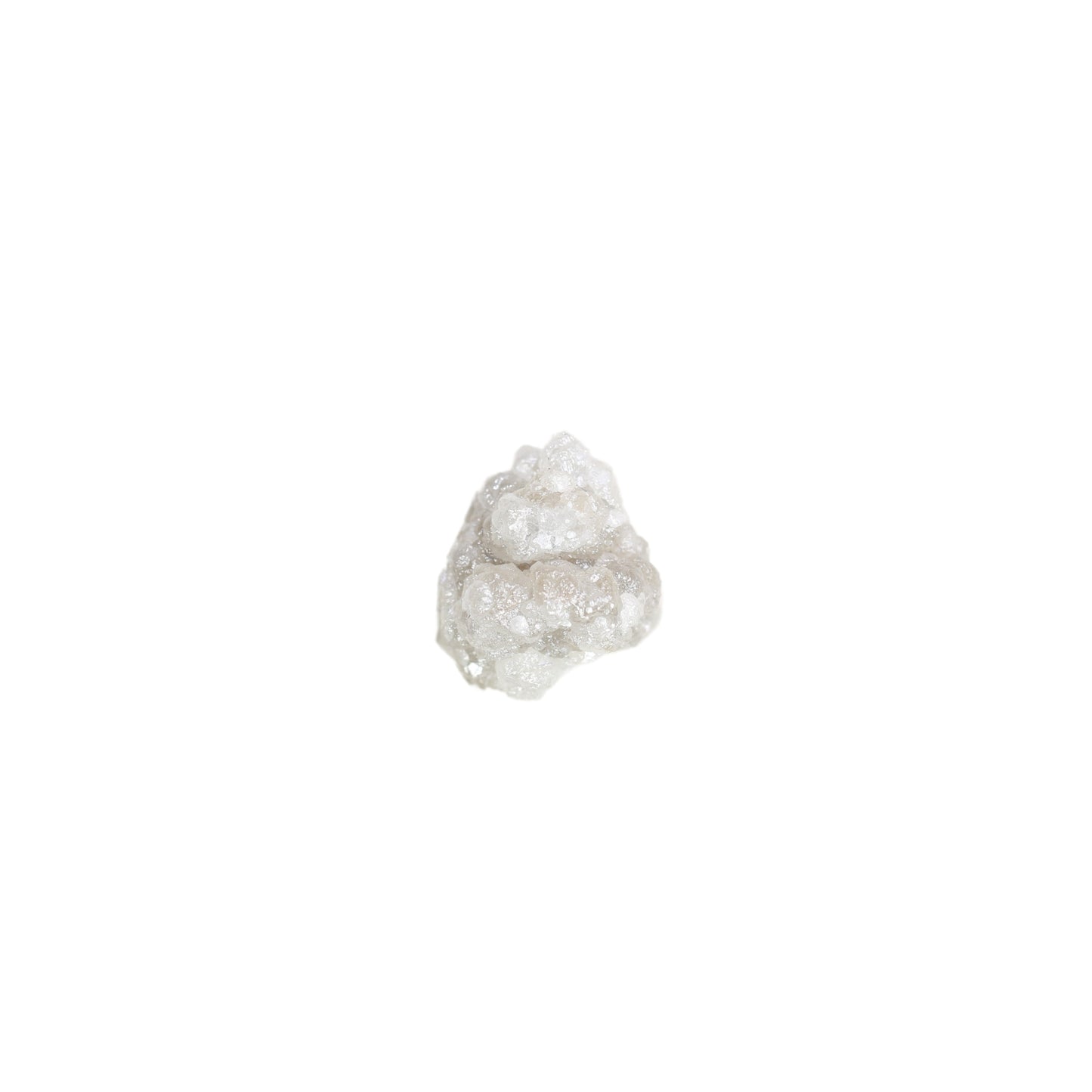 5.17 CT Rough Uncut Snow White Diamond For Statement Jewelry | Diamond Ring | Gift For Her - JayKrishna Diamond