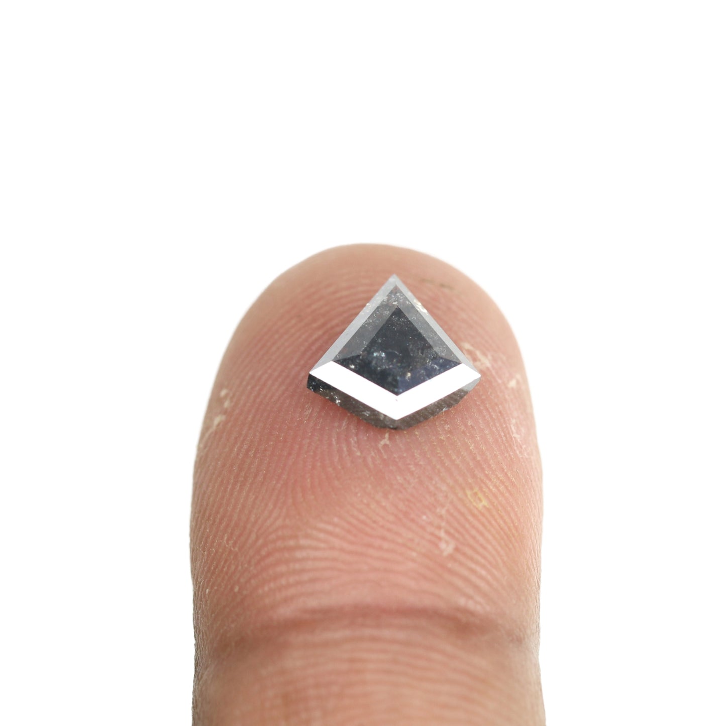 1.52 CT Kite Shape Salt And Pepper Diamond For Wedding Ring | Engagement Ring - JayKrishna Diamond