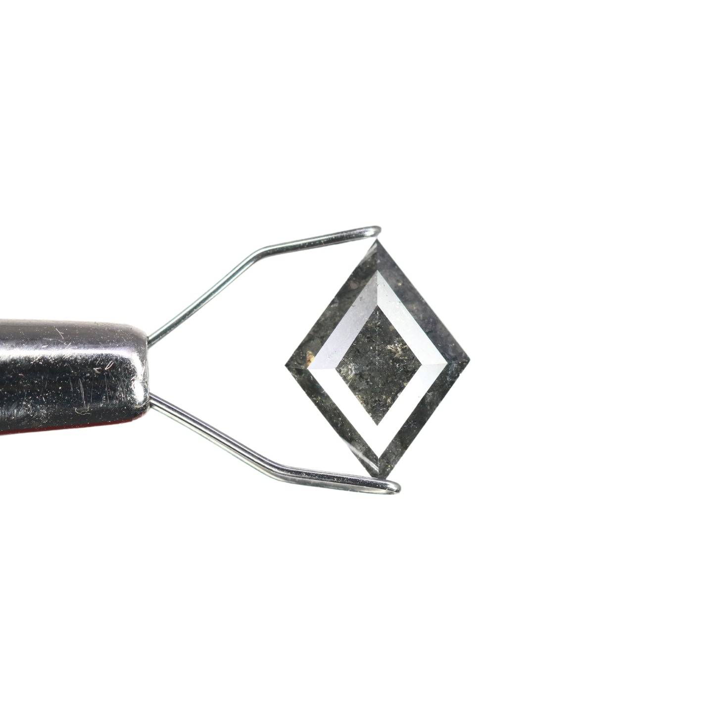 1.25 CT Kite Salt And Pepper Diamond For Engagement Ring | Gift For Girl Friend - JayKrishna Diamond