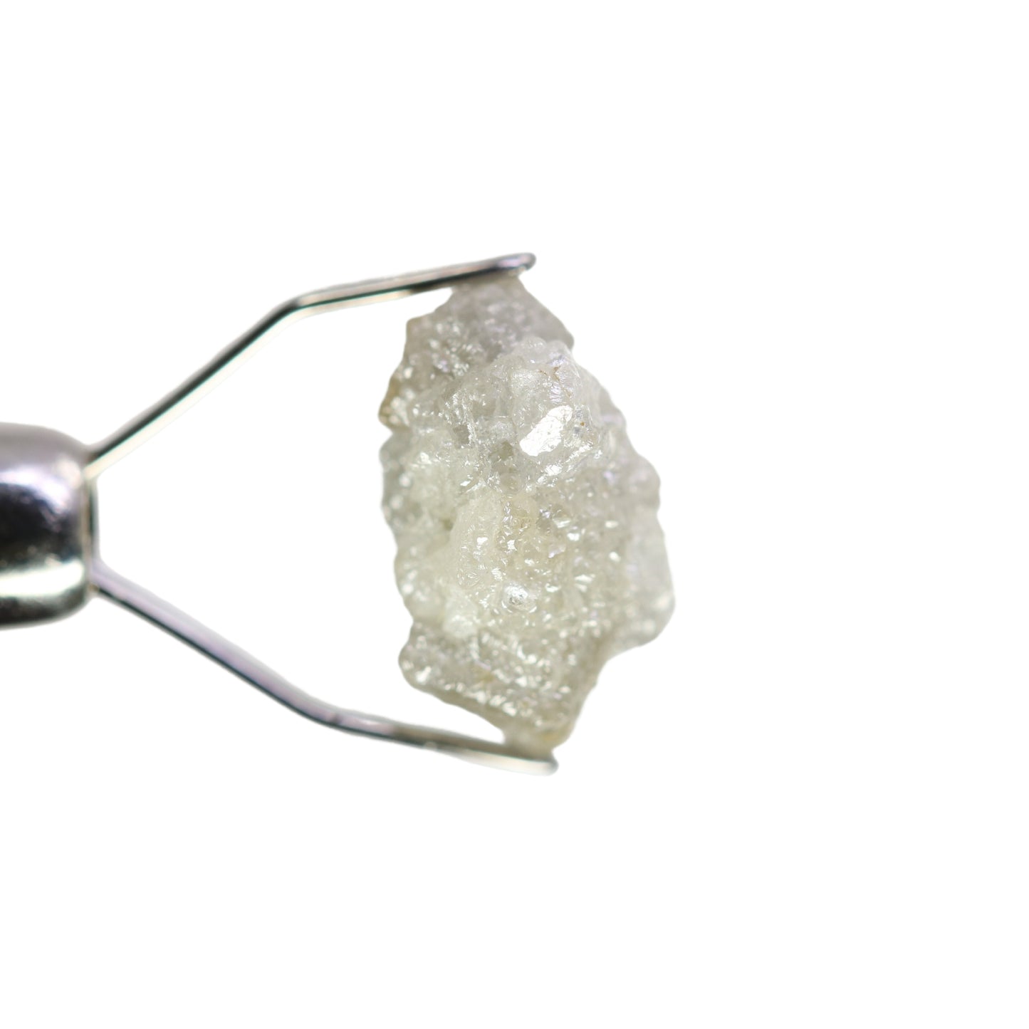 3.98 CT Snow White Rough Uncut Diamond For Wedding Ring | Gift For Girl Friend | Gift For Sister - JayKrishna Diamond