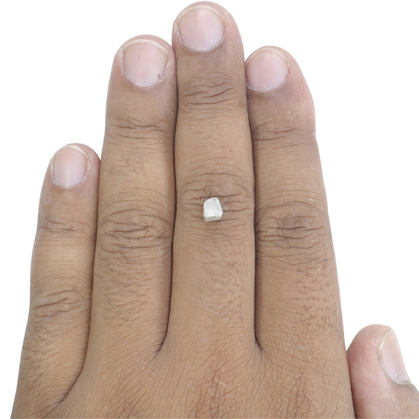1.32 CT Snow White Natural Rough Uncut Diamond For Engagement Ring | Wedding Ring - JayKrishna Diamond