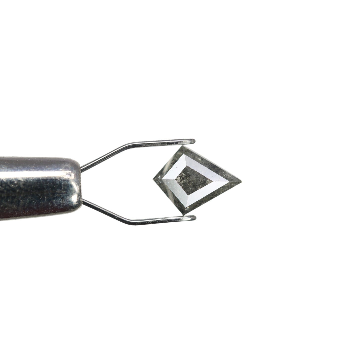 0.70 CT Rustic Salt And Pepper Kite Shaped Diamond For Engagement Ring - JayKrishna Diamond