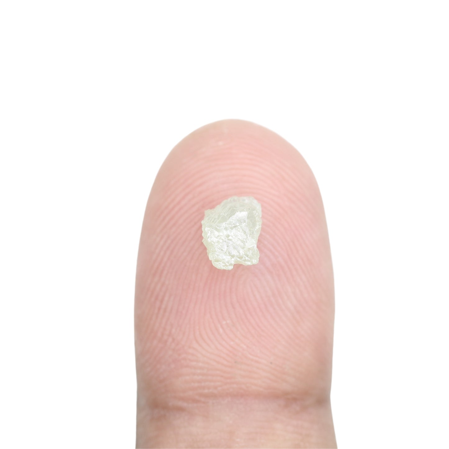 1.38 CT Loose Rough Uncut Snow White Diamond For Engagement Ring | Statement Jewelry | Gift For Her - JayKrishna Diamond
