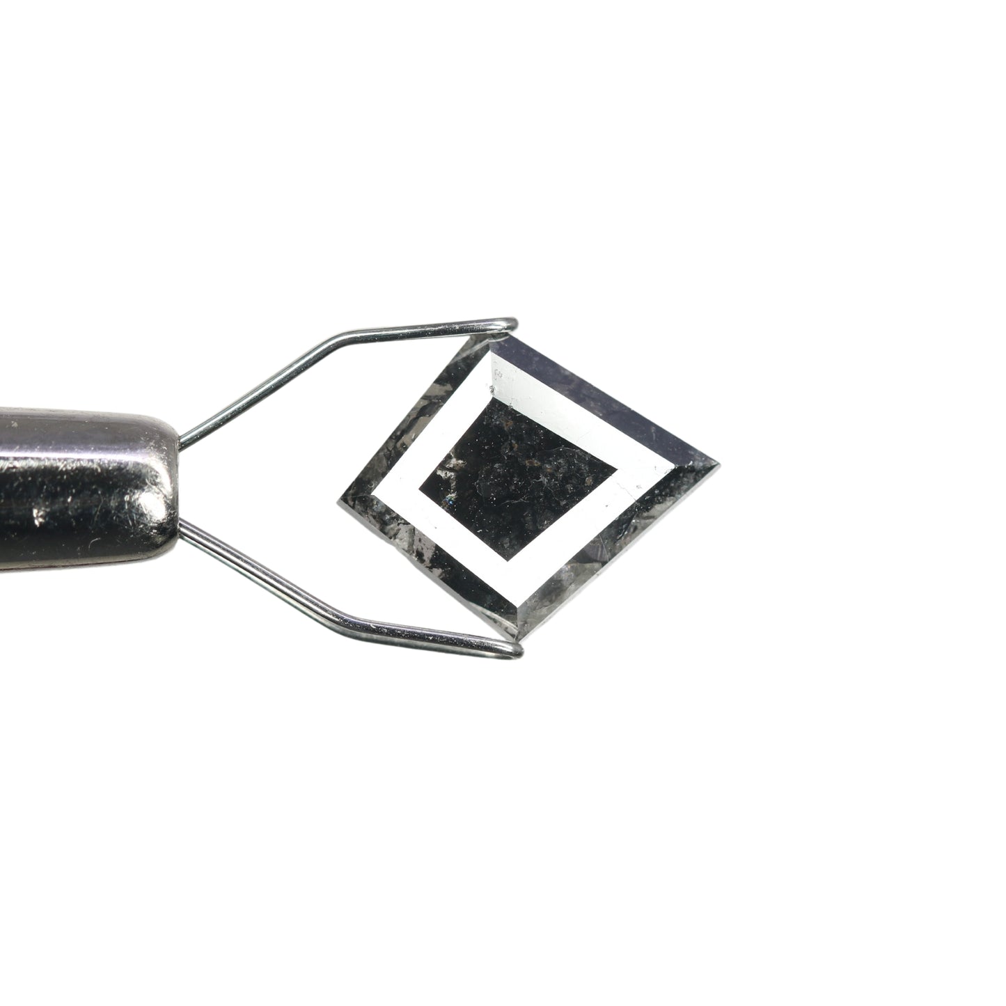1.49 CT Kite Shape Fancy Salt And Pepper Diamond For Engagement Ring | Gift For Her - JayKrishna Diamond