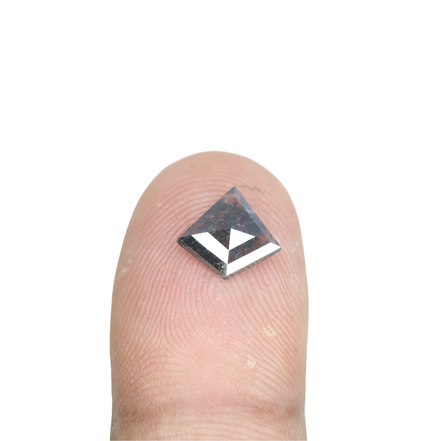 0.96 CT Fancy Salt And Pepper Kite Shape Diamond For Wedding Ring - JayKrishna Diamond