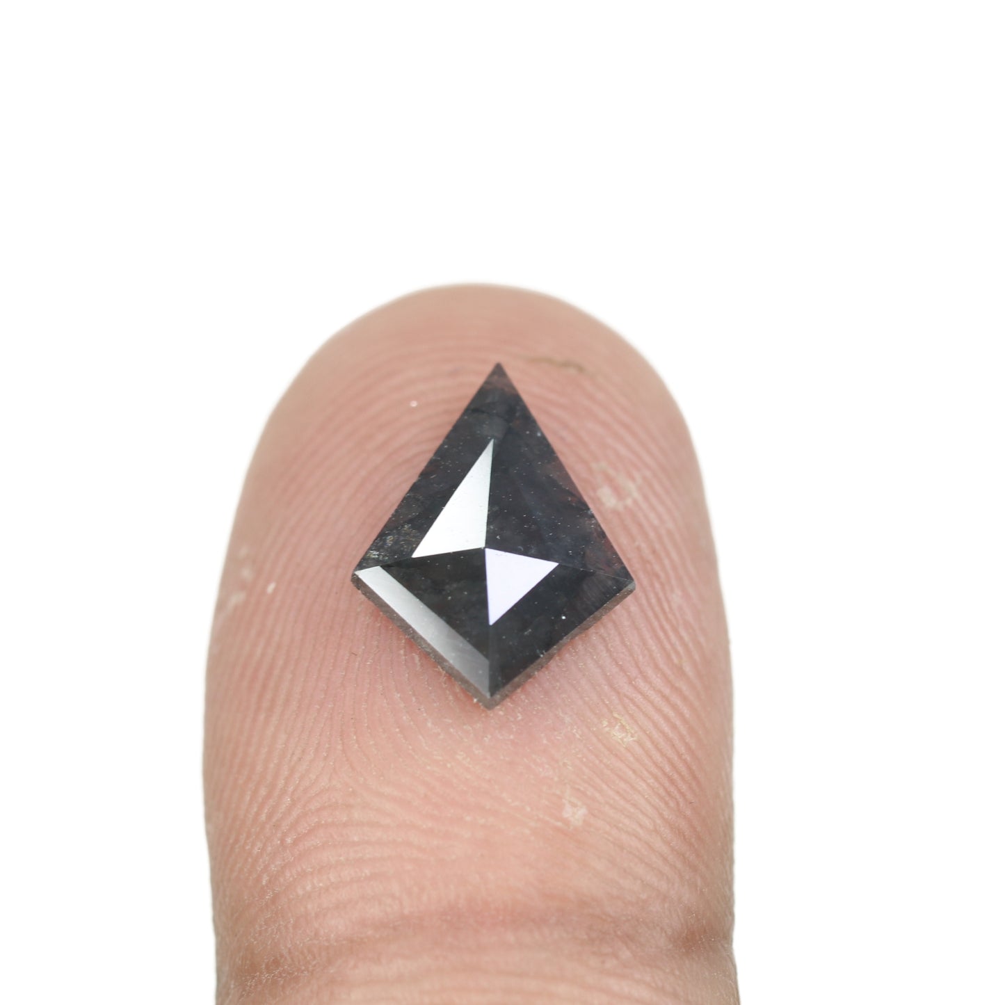 1.31 CT Rustic Salt And Pepper Kite Shape Diamond For Proposal Ring - JayKrishna Diamond
