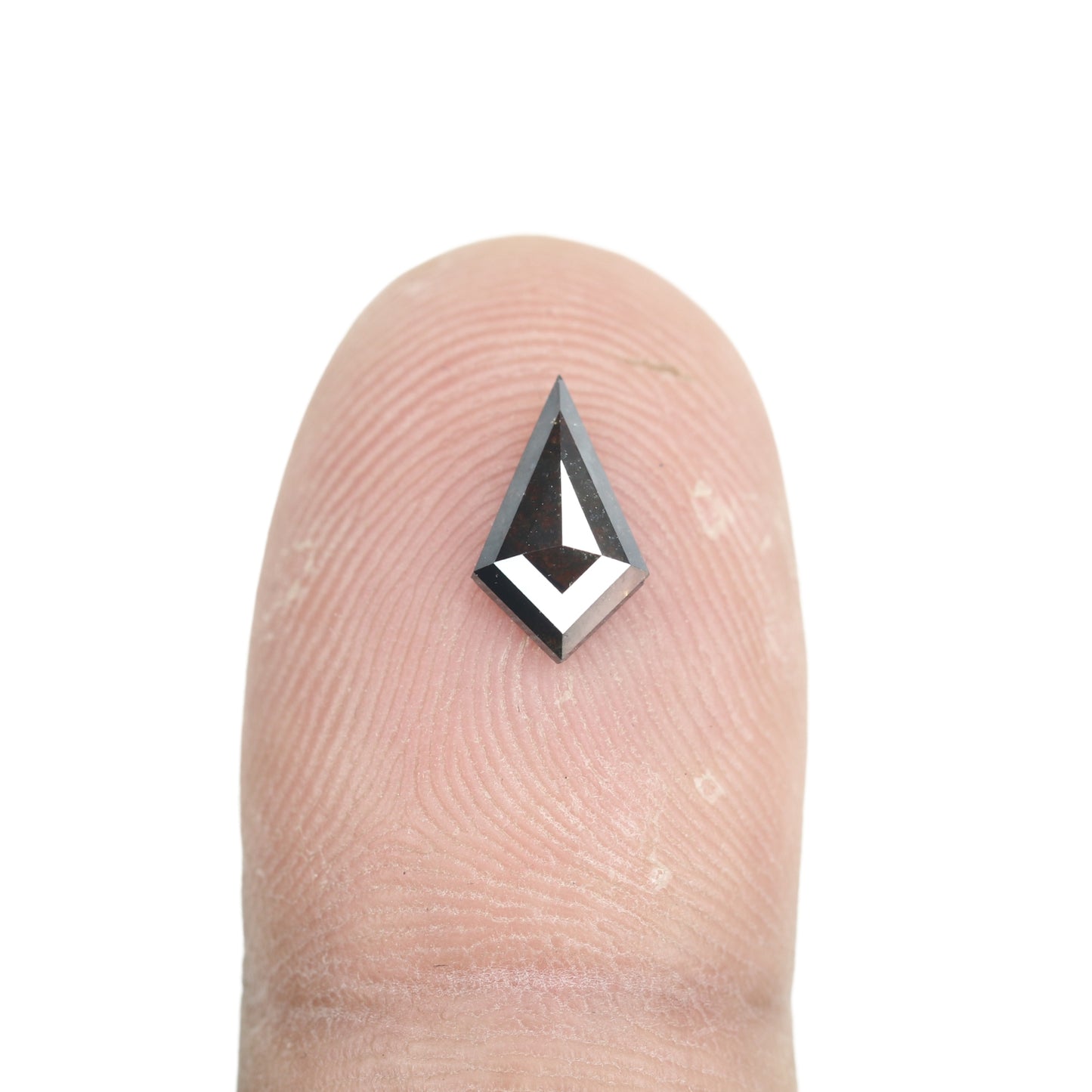0.67 CT Fancy Kite Shape Salt and Pepper Diamond for Engagement Ring - Unique Gemstone for Wedding Ring and Custom Jewelry Designs - JayKrishna Diamond