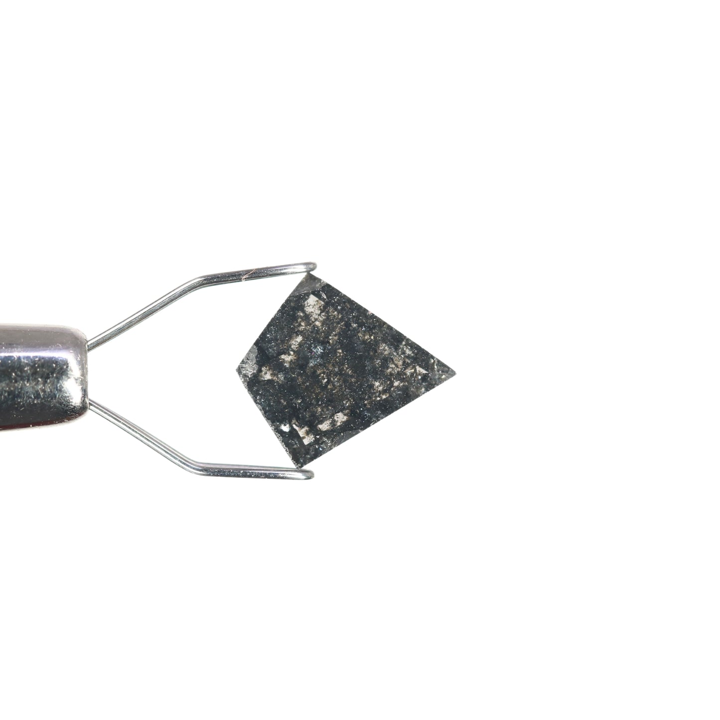 1.52 CT Kite Shape Salt And Pepper Diamond For Wedding Ring | Engagement Ring - JayKrishna Diamond