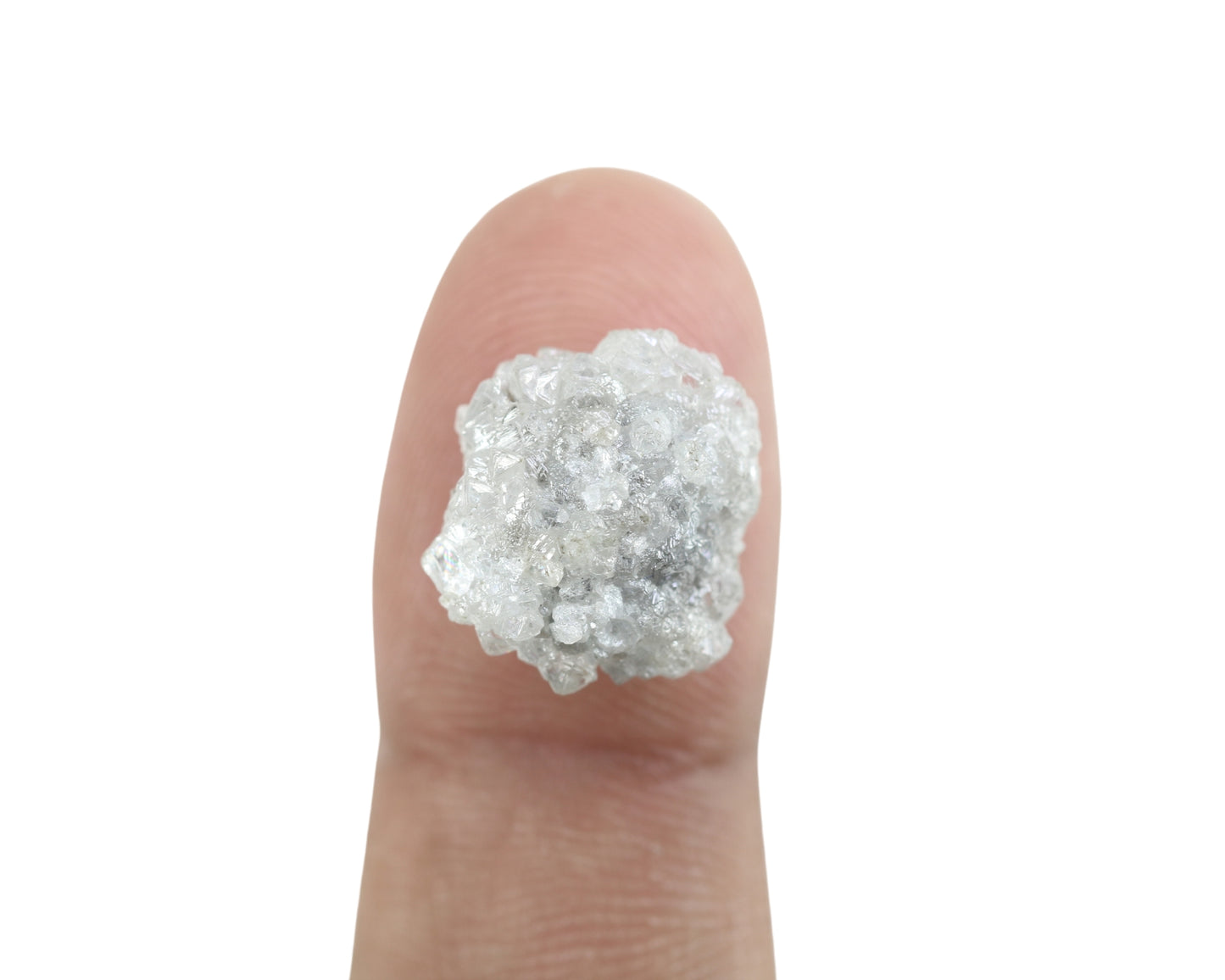 15.08 CT Rough Uncut White Grey Diamond For Engagement Ring | Wedding Ring | Gift For Wife | Gift For Girl Friend - JayKrishna Diamond