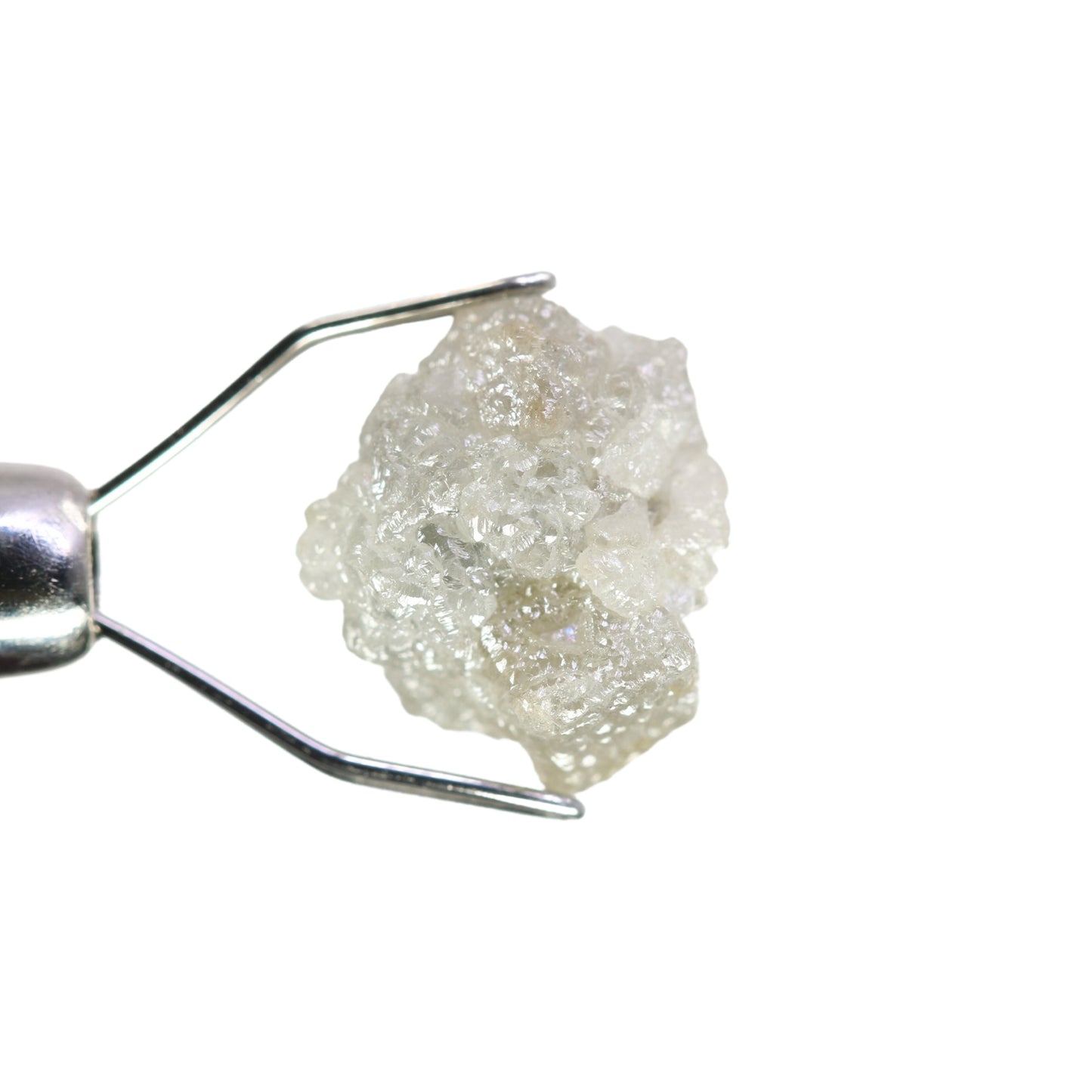 3.98 CT Snow White Rough Uncut Diamond For Wedding Ring | Gift For Girl Friend | Gift For Sister - JayKrishna Diamond