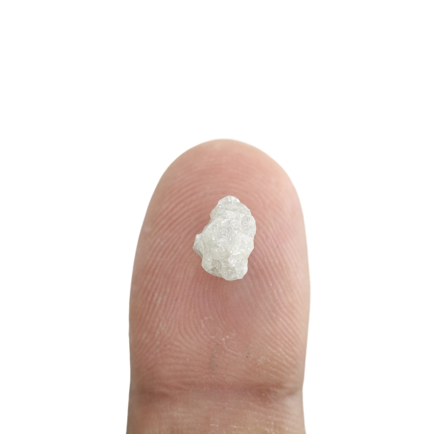 2.01 CT Snow White Rough Uncut Diamond For Engagement Ring | Anniversary Gift | Birthday Gift - JayKrishna Diamond