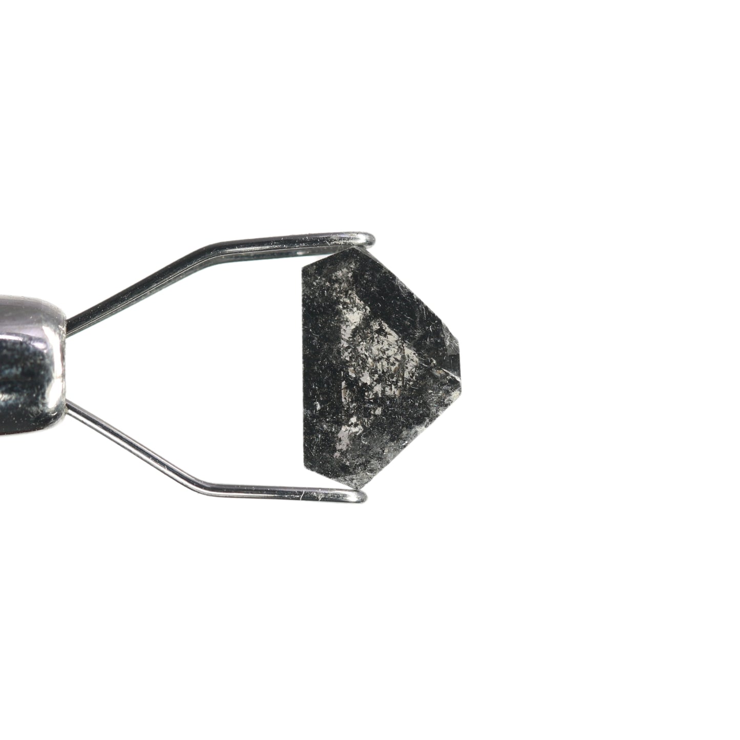 0.82 CT Geometric Shape Salt And Pepper Diamond For Statement Jewelry | Diamond Pendant - JayKrishna Diamond