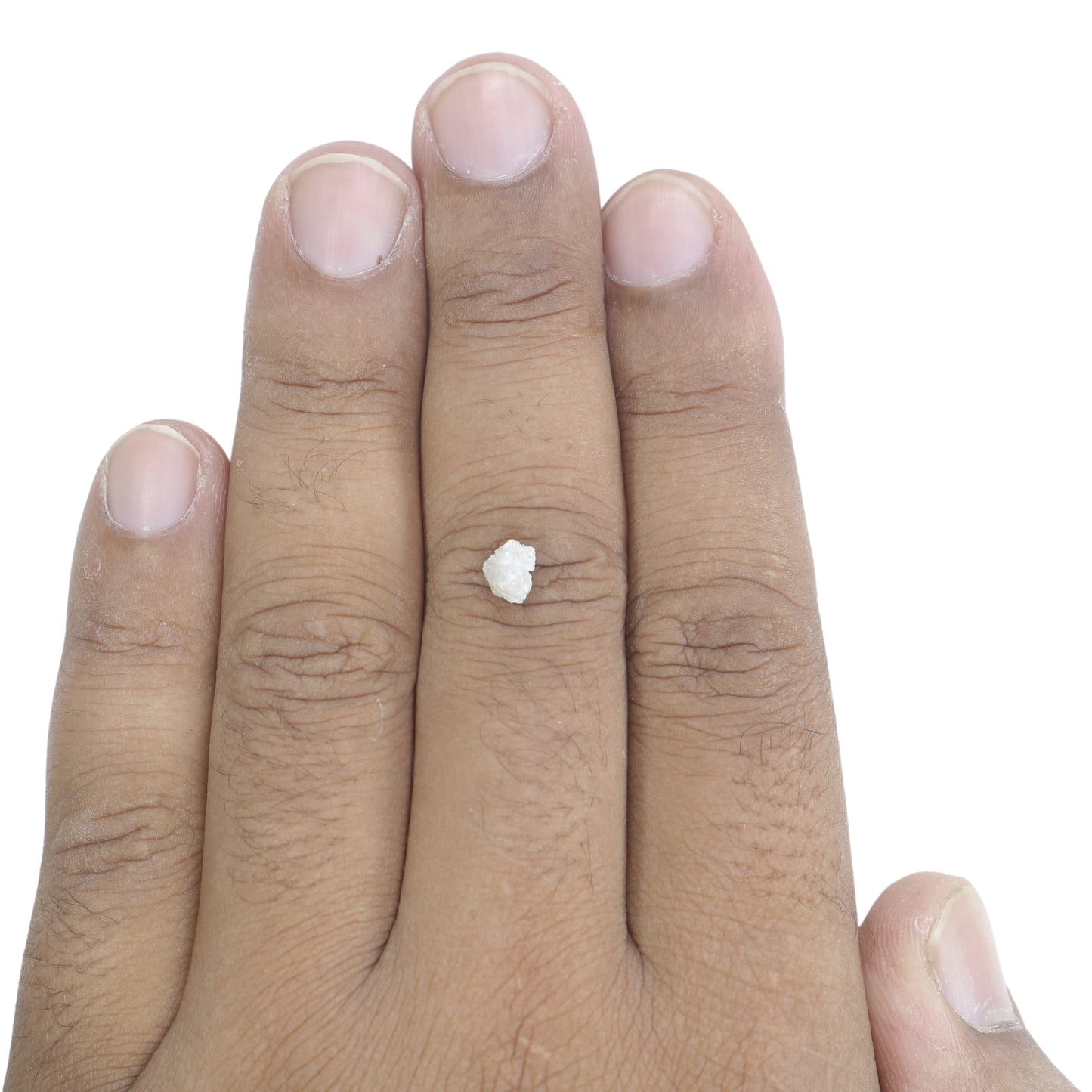 1.05 CT Fancy Snow White Rough Uncut Diamond For Engagement Ring | Gift For Girl Friend | Gift For Sister - JayKrishna Diamond