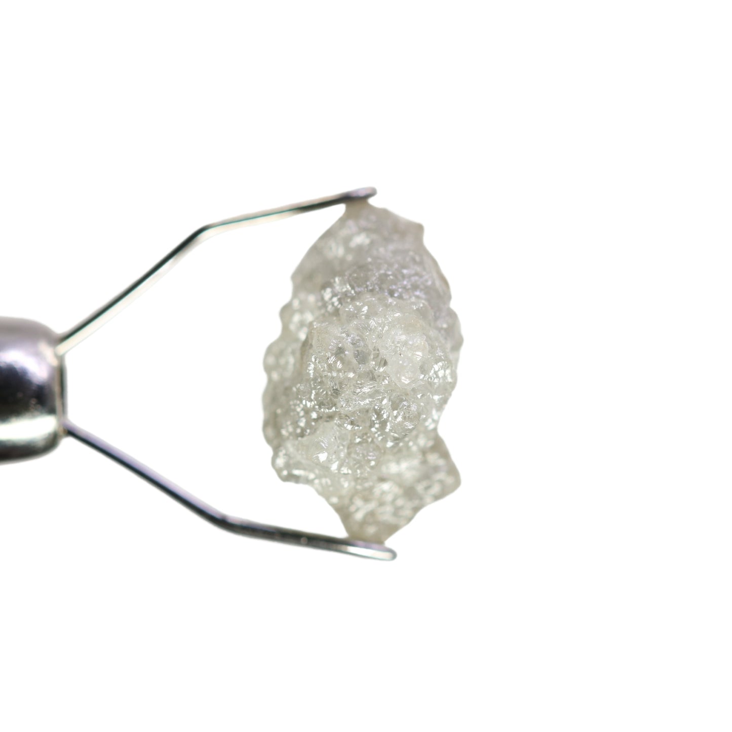 3.98 CT Snow White Rough Uncut Diamond For Wedding Ring | Gift For Girl Friend | Gift For Sister - JayKrishna Diamond