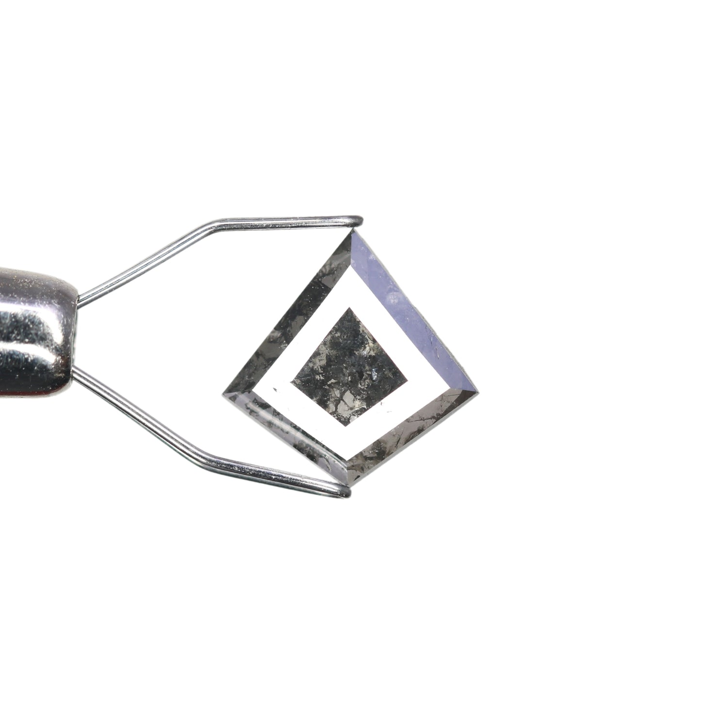 0.96 CT Fancy Salt And Pepper Kite Shape Diamond For Wedding Ring - JayKrishna Diamond