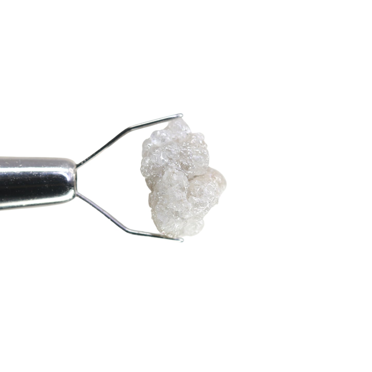 5.17 CT Rough Uncut Snow White Diamond For Statement Jewelry | Diamond Ring | Gift For Her - JayKrishna Diamond