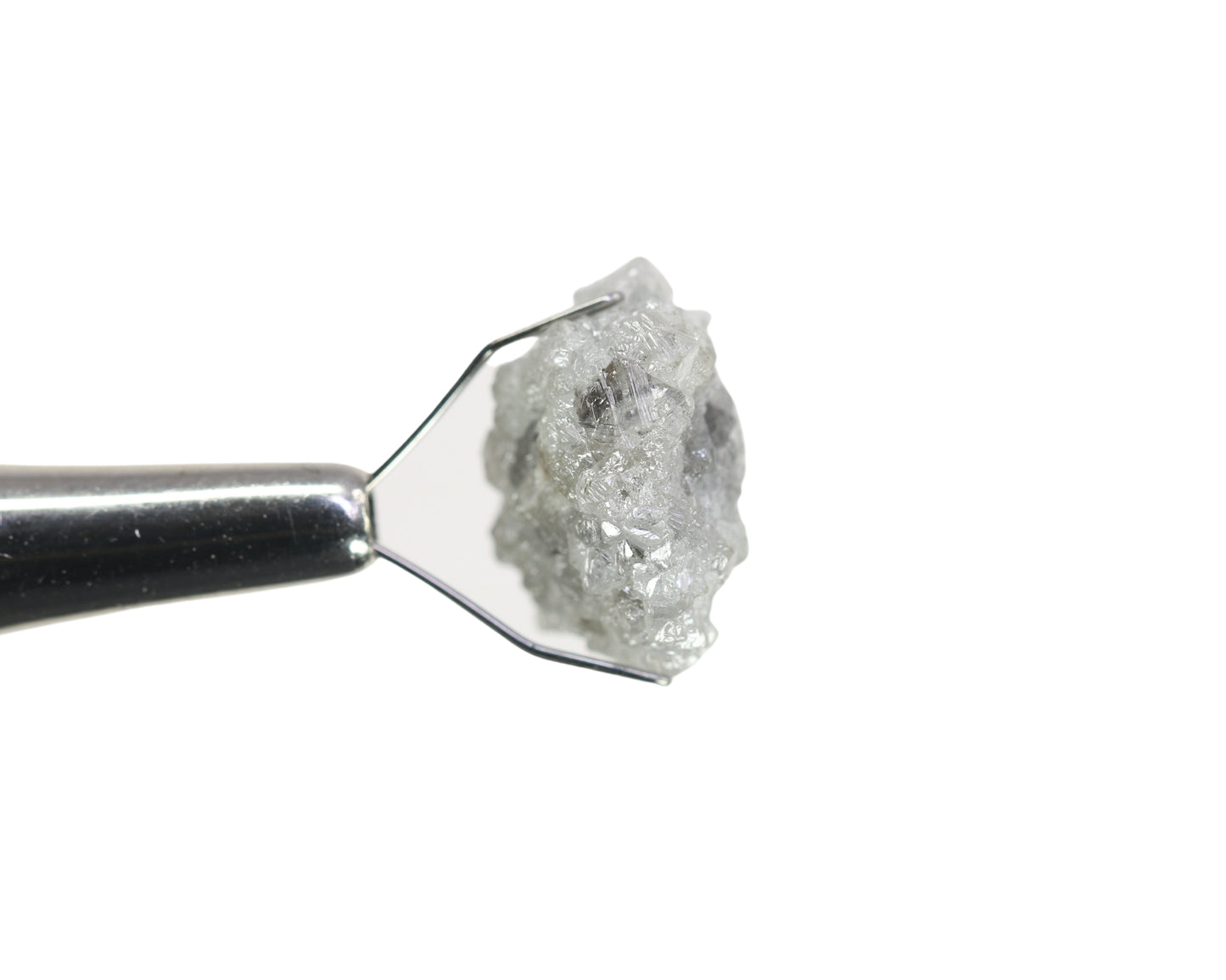 15.08 CT Rough Uncut White Grey Diamond For Engagement Ring | Wedding Ring | Gift For Wife | Gift For Girl Friend - JayKrishna Diamond