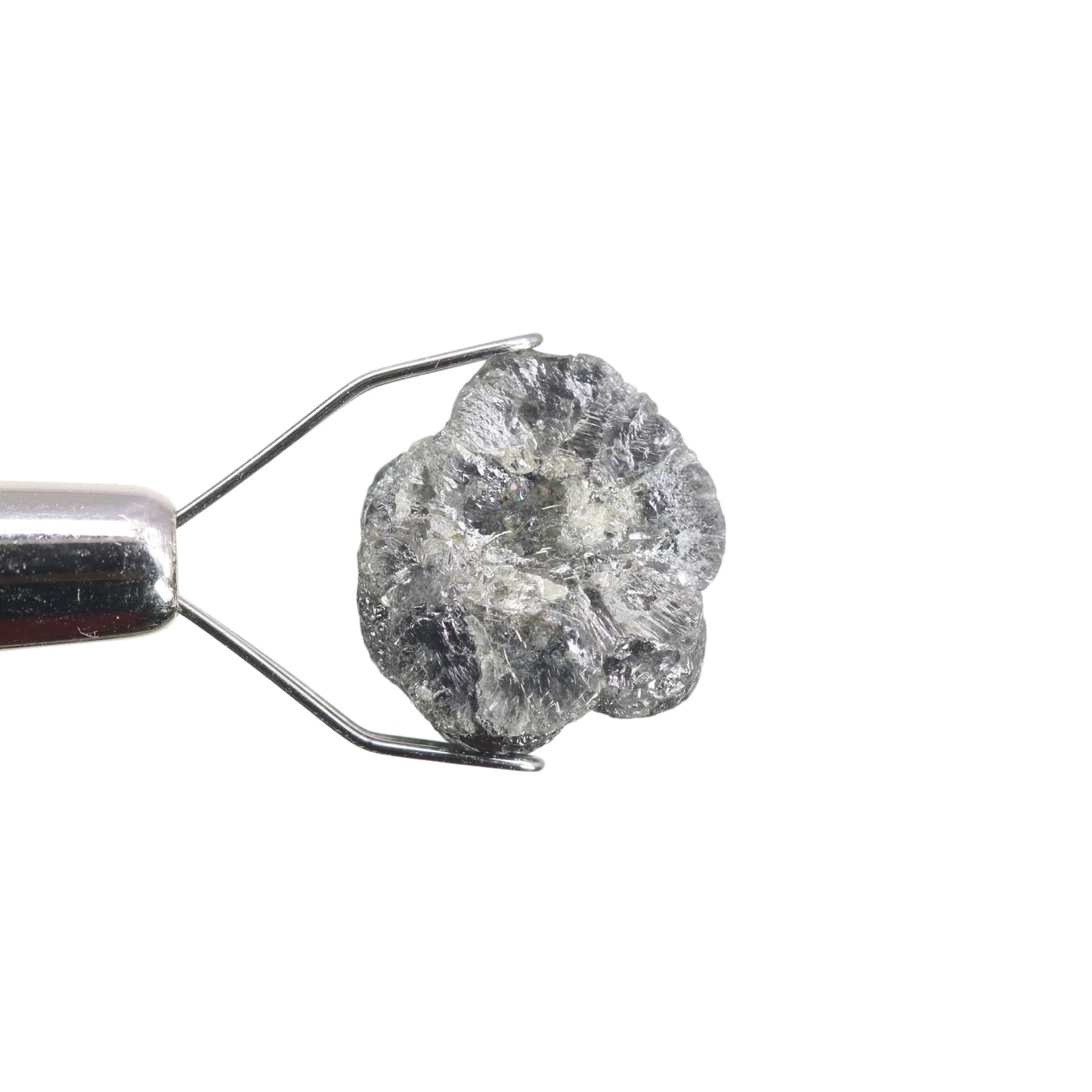 5.27 CT Black Grey Rough Uncut Diamond For Engagement Ring - JayKrishna Diamond