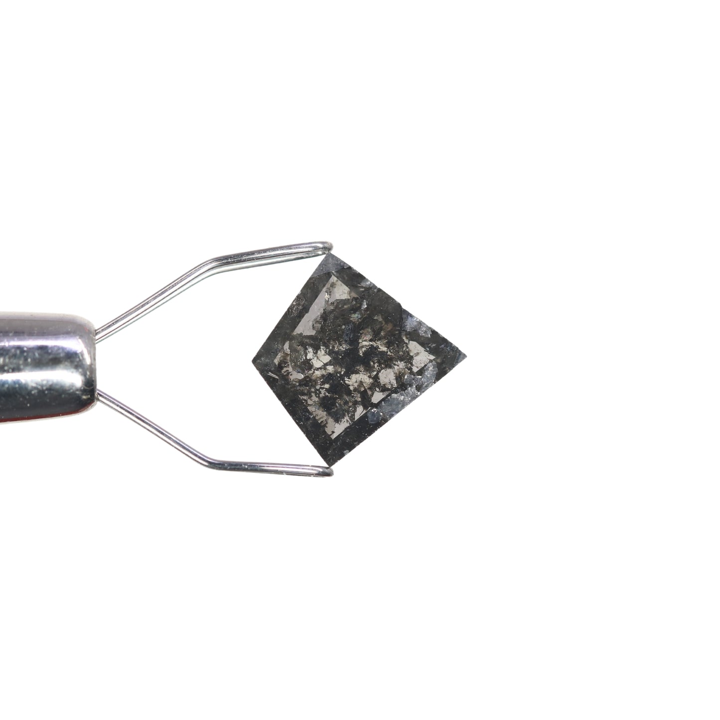 0.96 CT Fancy Salt And Pepper Kite Shape Diamond For Wedding Ring - JayKrishna Diamond