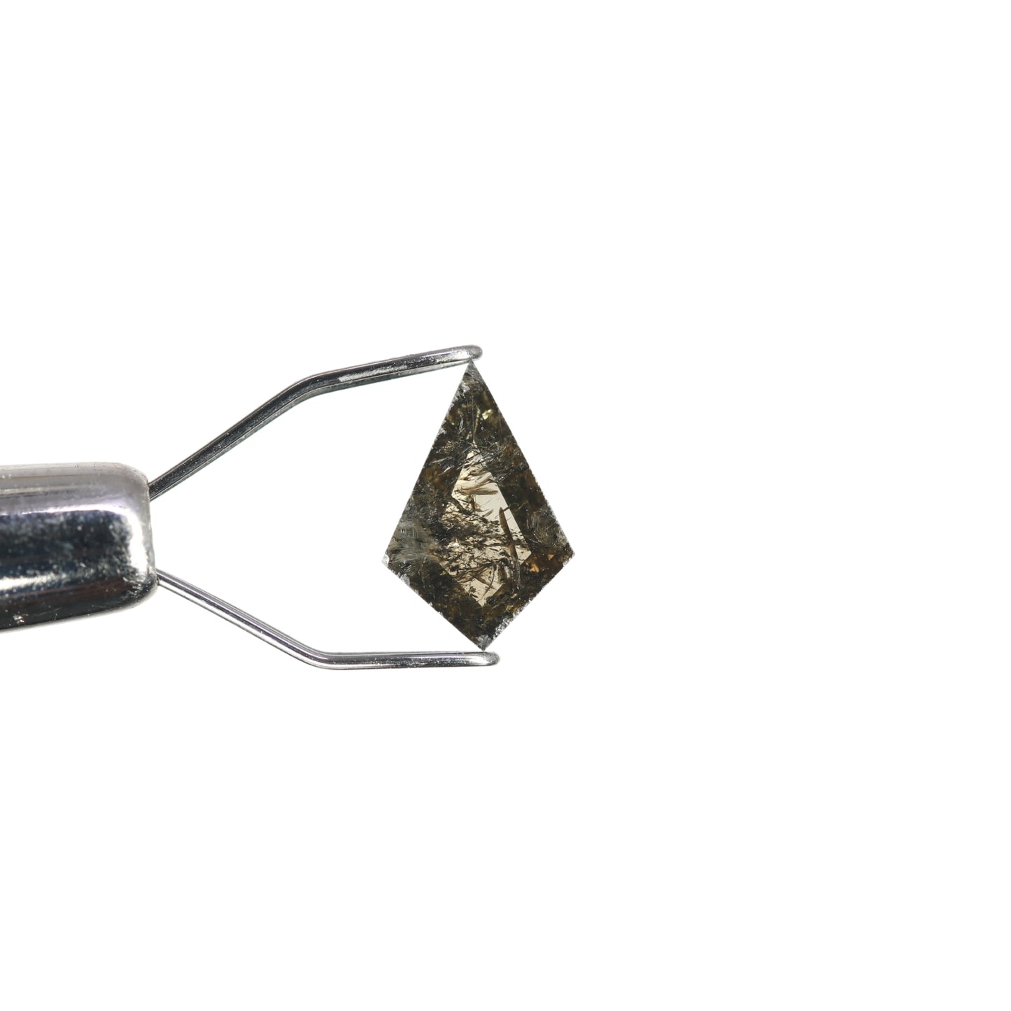 0.54 CT Kite Shape Salt And Pepper Diamond For Engagement Ring - JayKrishna Diamond