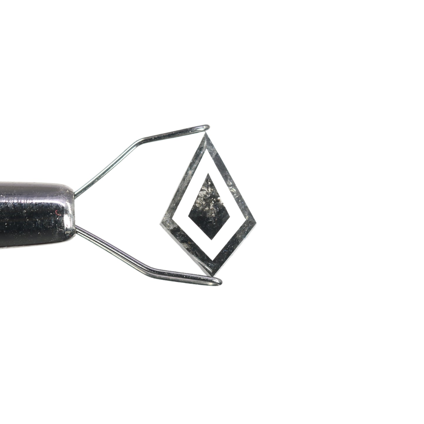 1.32 CT Kite Shape Fancy Salt And Pepper Diamond For Engagement Ring | Gift For Girl Friend | Customized Ring Making - JayKrishna Diamond
