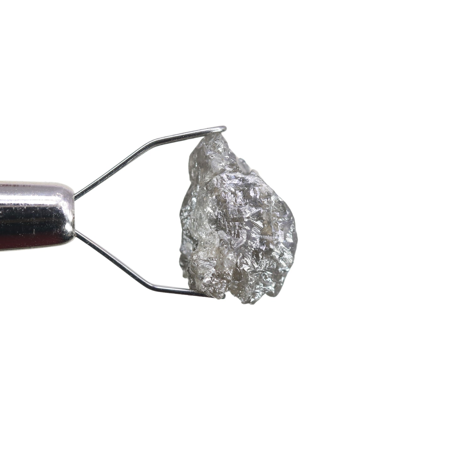 3.88 CT Loose Salt And Pepper Grey Rough Uncut Diamond For Wedding Ring - JayKrishna Diamond