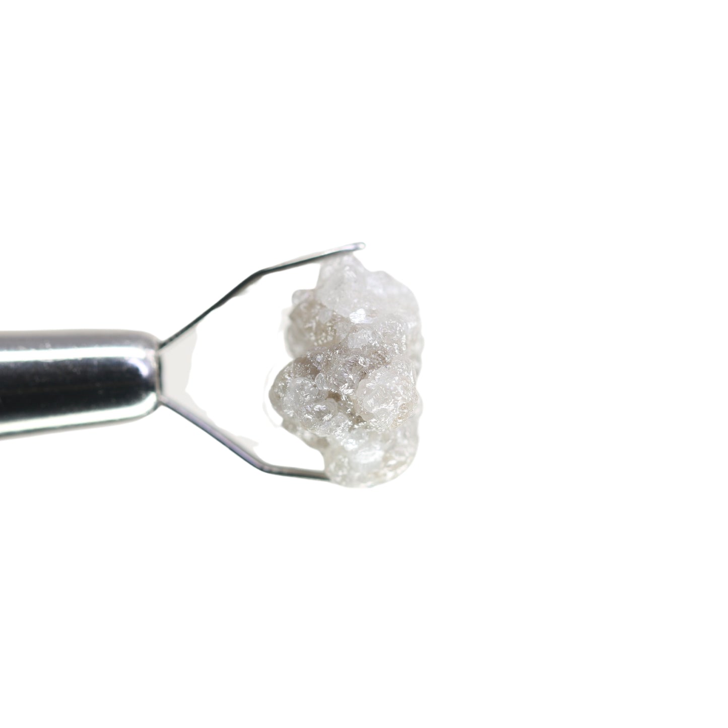 5.17 CT Rough Uncut Snow White Diamond For Statement Jewelry | Diamond Ring | Gift For Her - JayKrishna Diamond