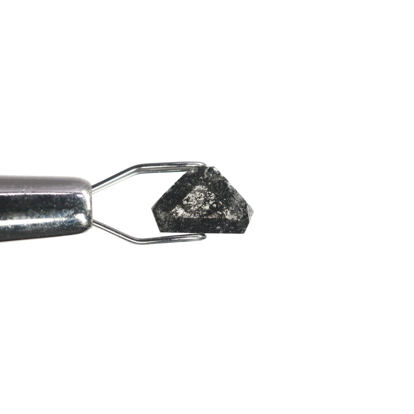 0.82 CT Geometric Shape Salt And Pepper Diamond For Statement Jewelry | Diamond Pendant - JayKrishna Diamond