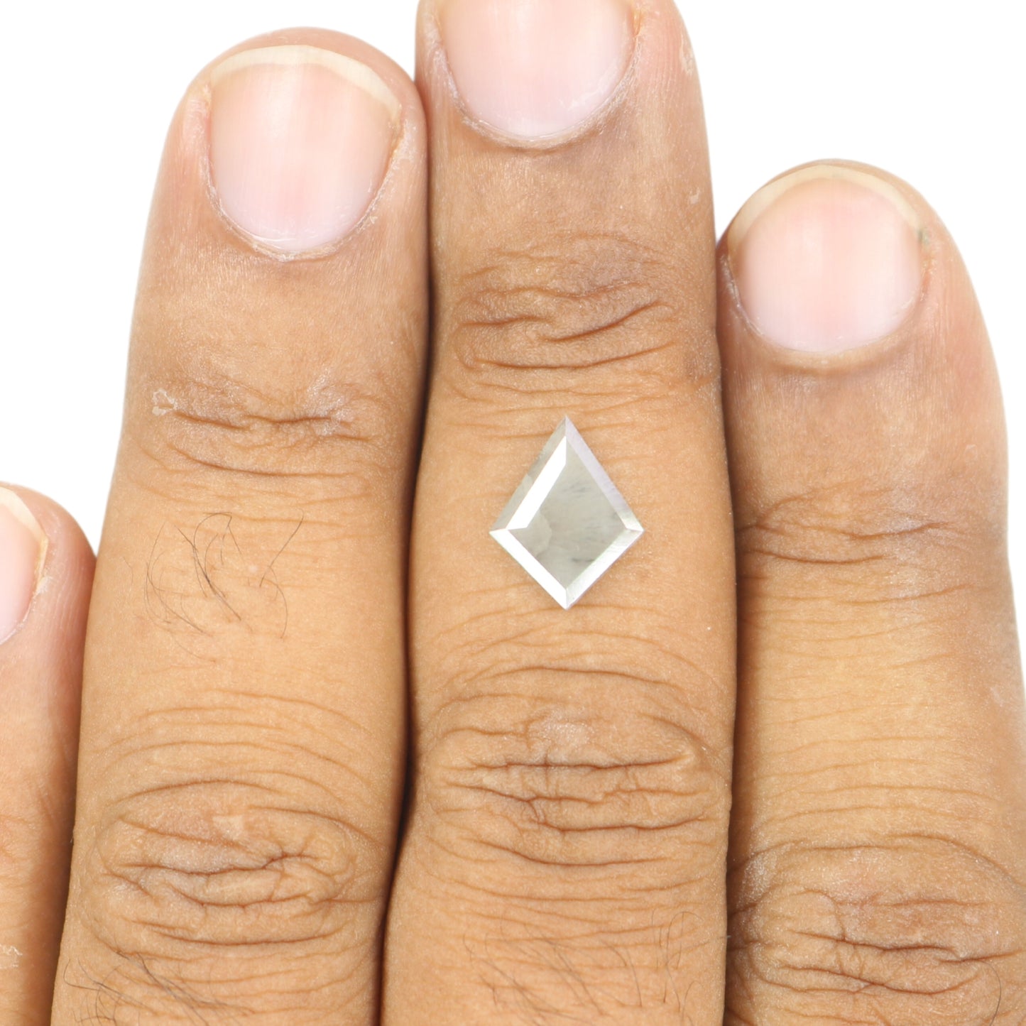 1.14 CT Elegant Kite Shape Grey Color Diamond For Pendant | Anniversary Gift | Birthday Gift - JayKrishna Diamond