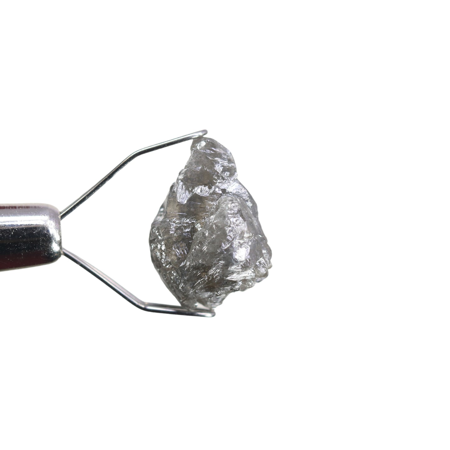 3.88 CT Loose Salt And Pepper Grey Rough Uncut Diamond For Wedding Ring - JayKrishna Diamond