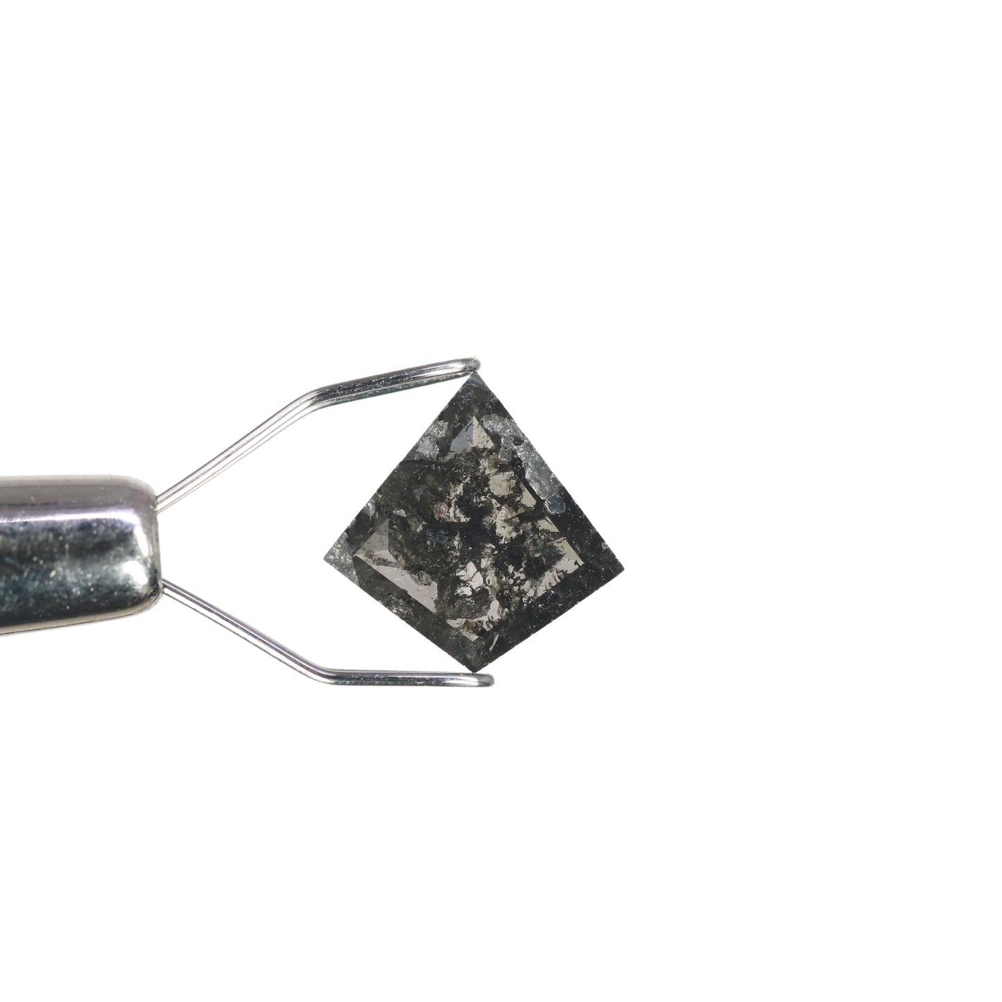 0.96 CT Fancy Salt And Pepper Kite Shape Diamond For Wedding Ring - JayKrishna Diamond