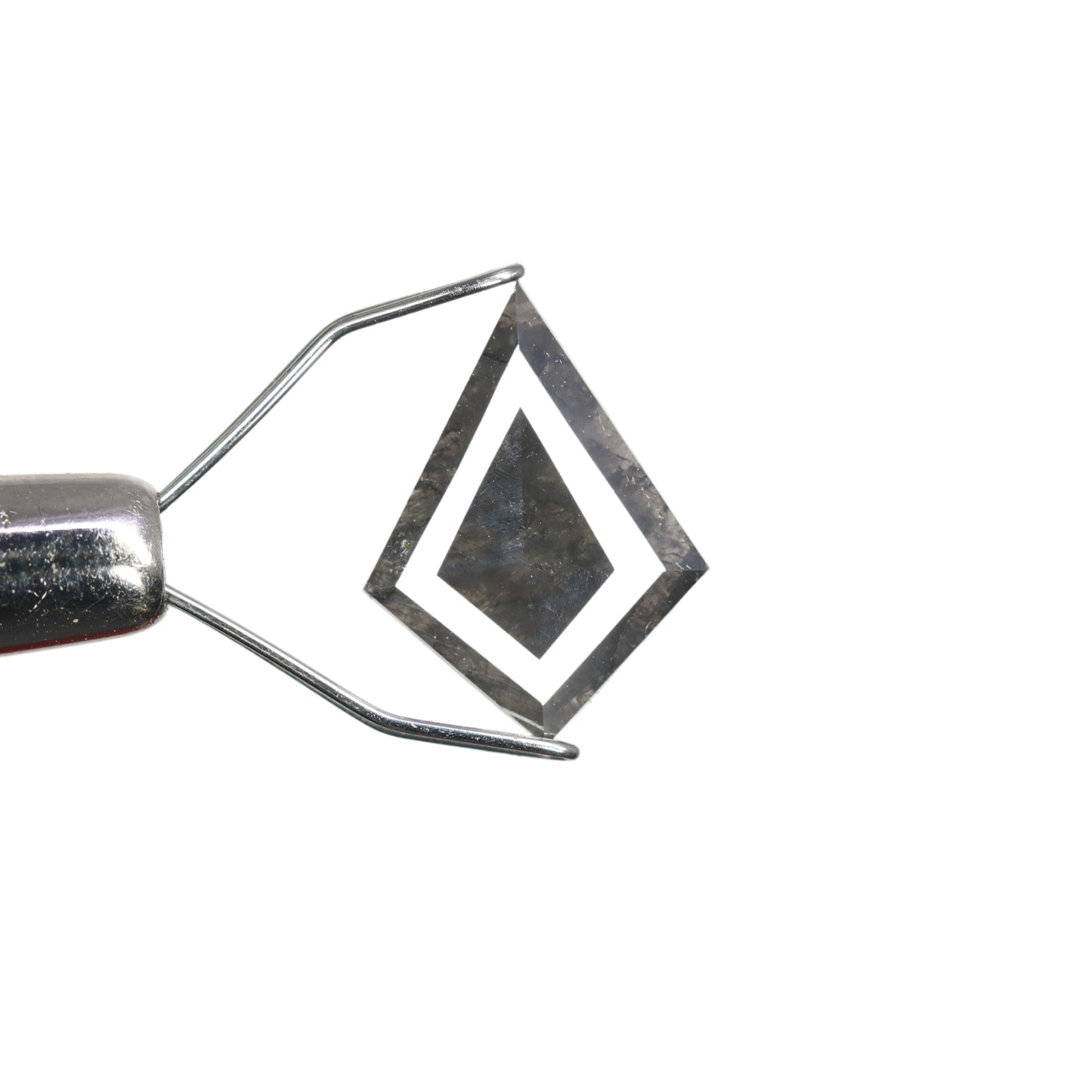1.31 CT Rustic Salt And Pepper Kite Shape Diamond For Proposal Ring - JayKrishna Diamond