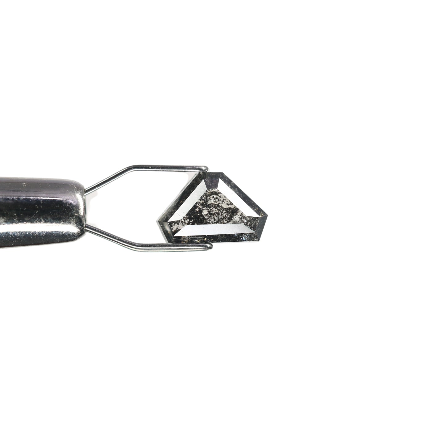 0.82 CT Geometric Shape Salt And Pepper Diamond For Statement Jewelry | Diamond Pendant - JayKrishna Diamond