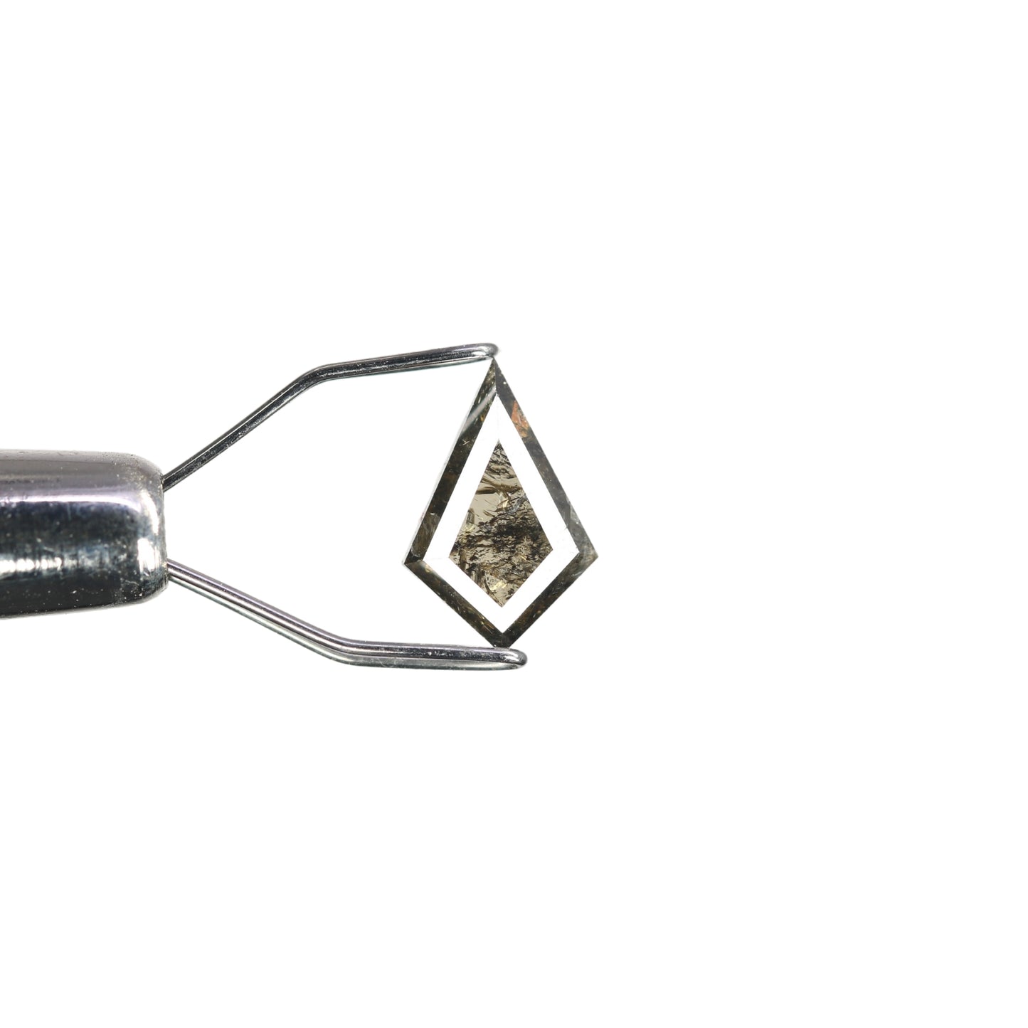 0.54 CT Kite Shape Salt And Pepper Diamond For Engagement Ring - JayKrishna Diamond