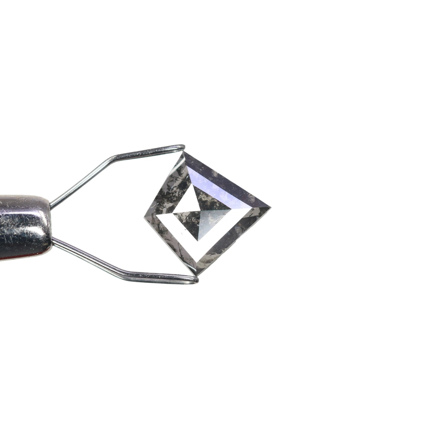 0.96 CT Fancy Salt And Pepper Kite Shape Diamond For Wedding Ring - JayKrishna Diamond